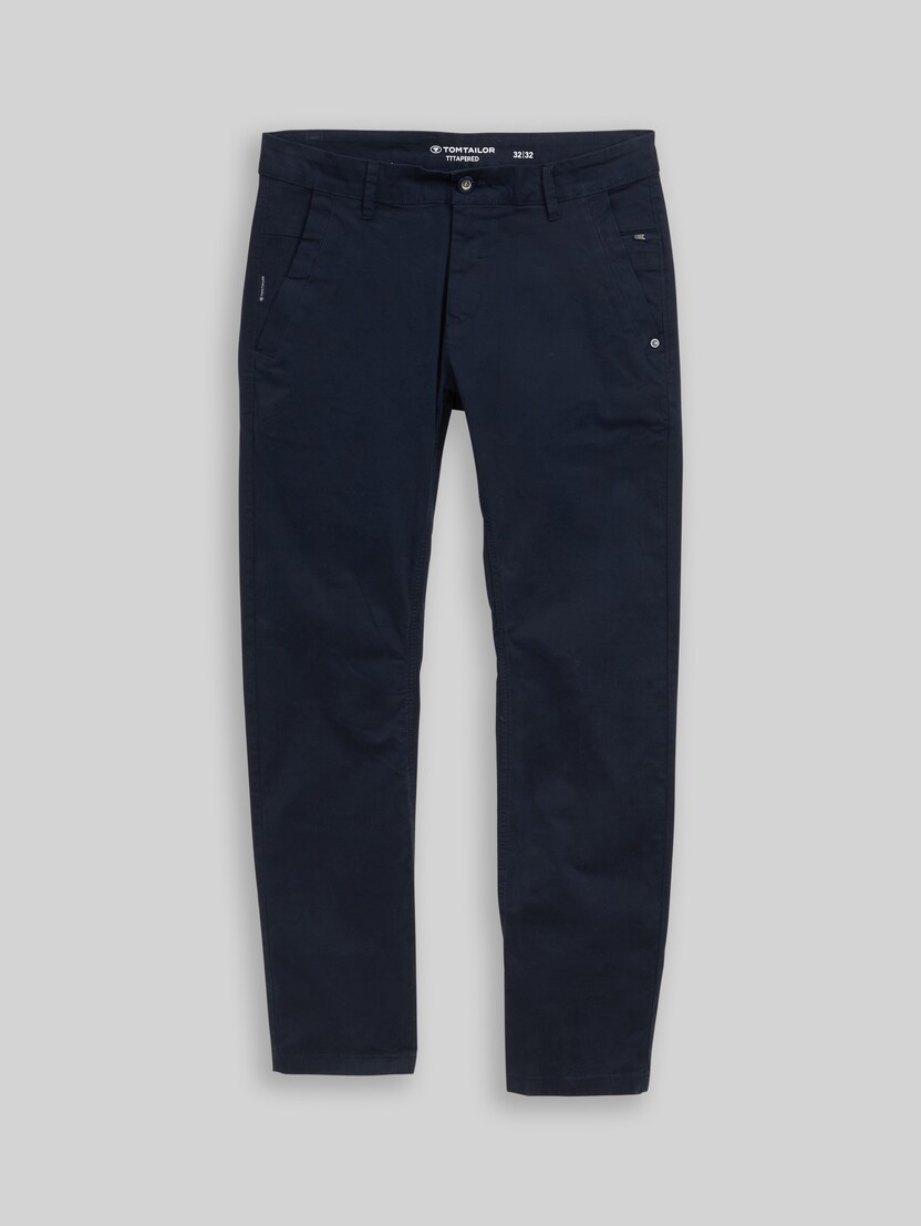 Tapered chinobroek door Men, sky captain blue