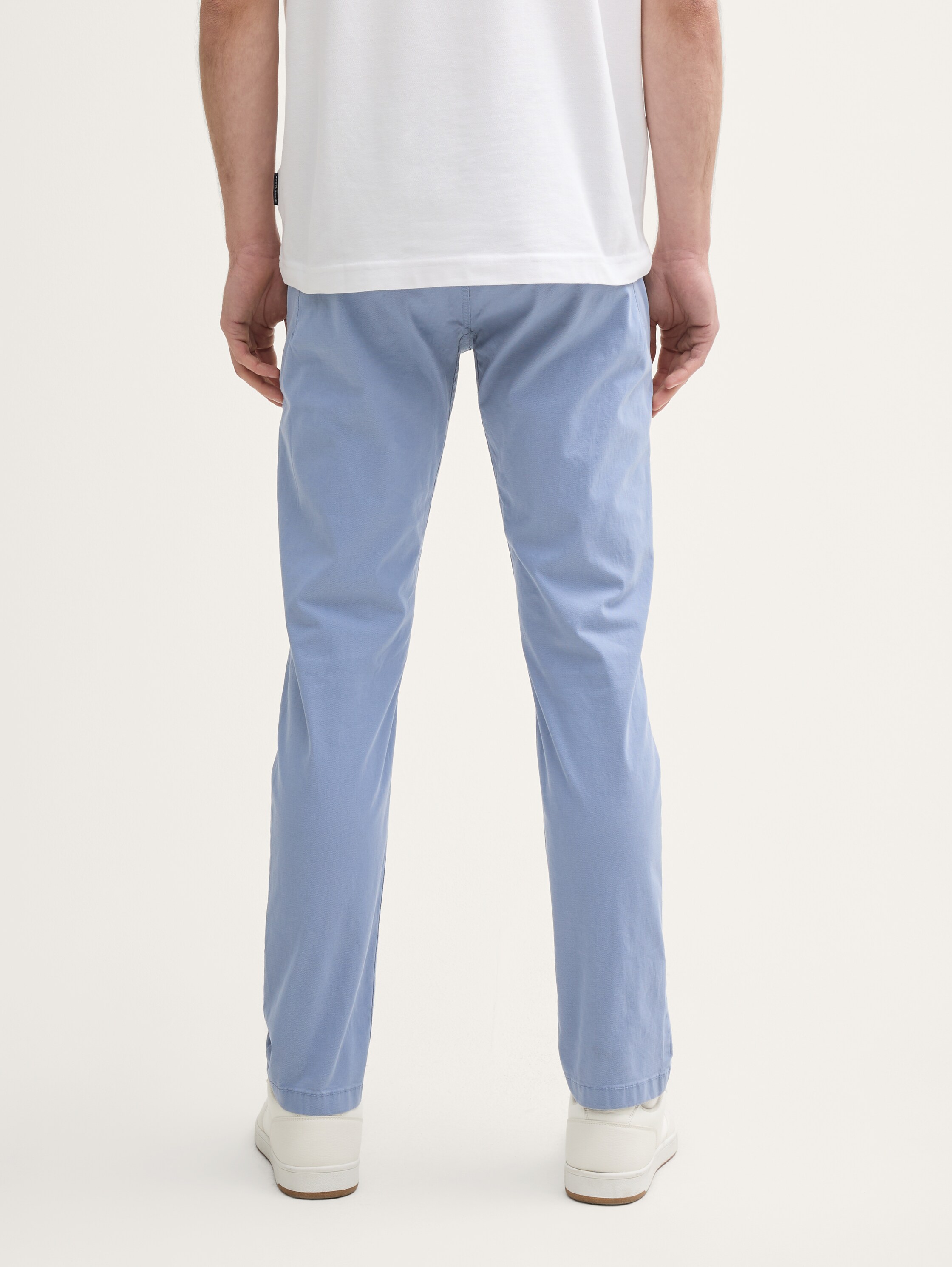 Tapered chino trousers - dove_blue - 