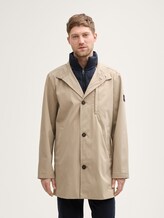 Manteau 2 en 1 avec insert amovible - Cement Beige - Vue de face du modèle