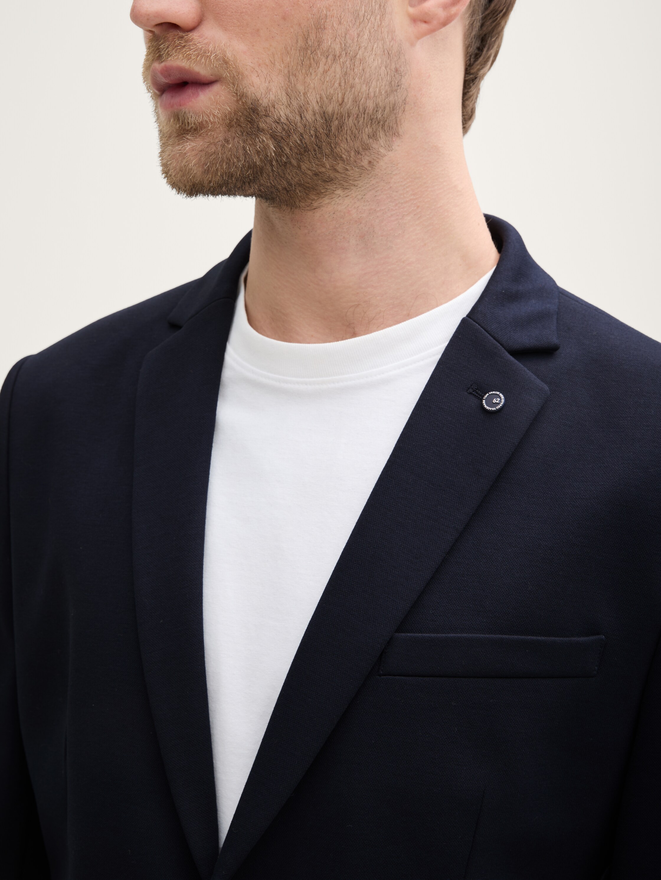 Regular Fit Piqué Sakko - 5