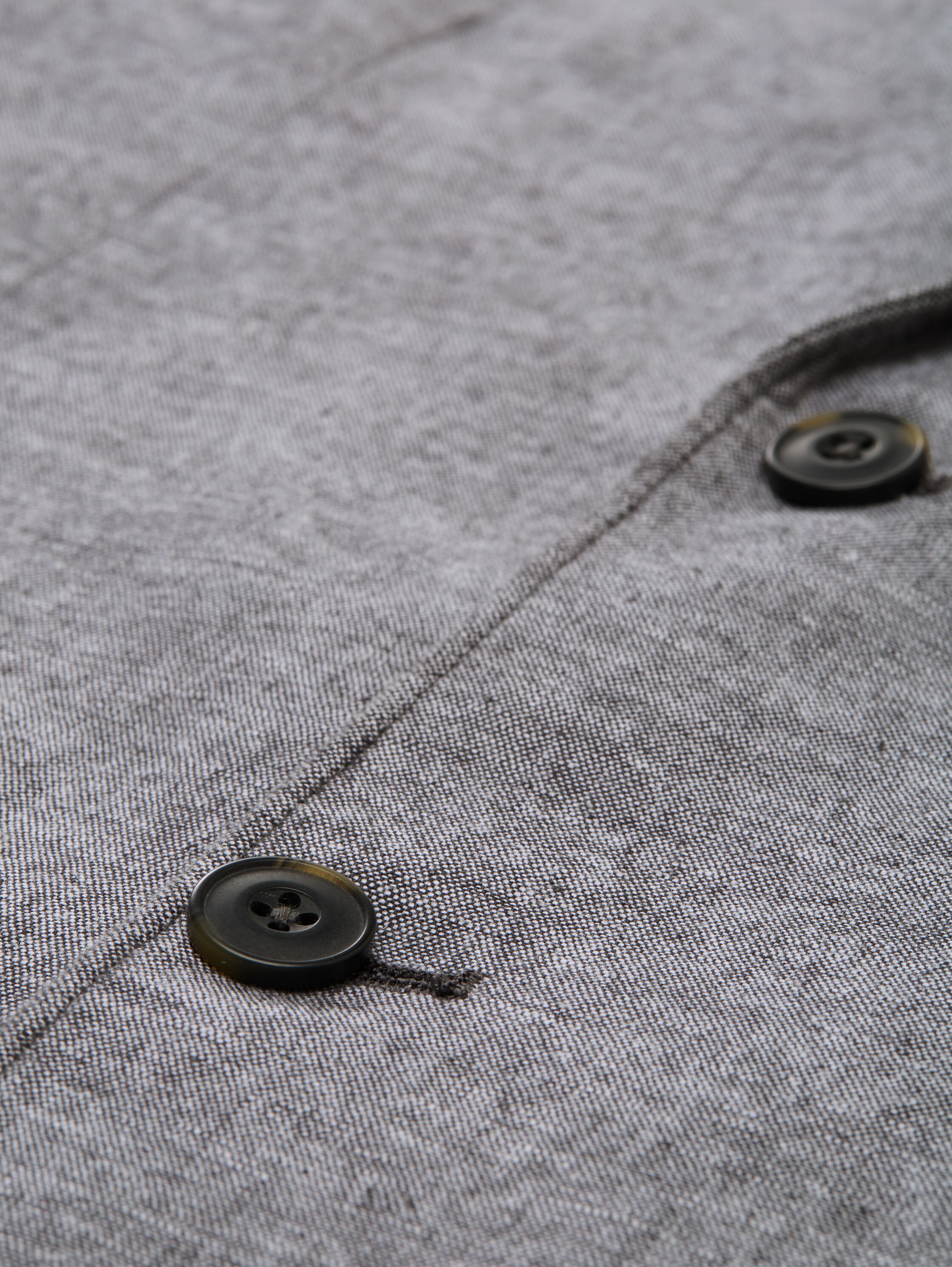 Sakko mit Leinenanteil - tarmac_grey_chambray - 