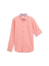 Geselecteerd, Regular fit shirt met verstelbare mouwlengte door Tom Tailor, rood