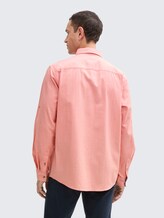 Regular Fit Hemd mit verstellbarer Ärmellänge - coral straight structure - Auschnitt Model-Rückansicht