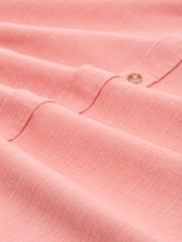 Regular Fit Hemd mit verstellbarer Ärmellänge - coral straight structure - Material-Ansicht