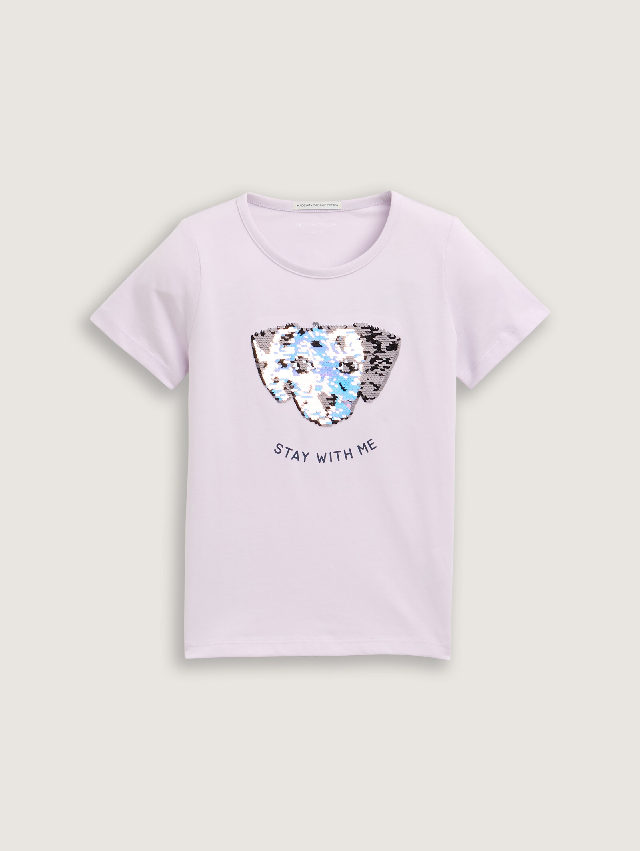 T-Shirt mit Wendepailletten - 1