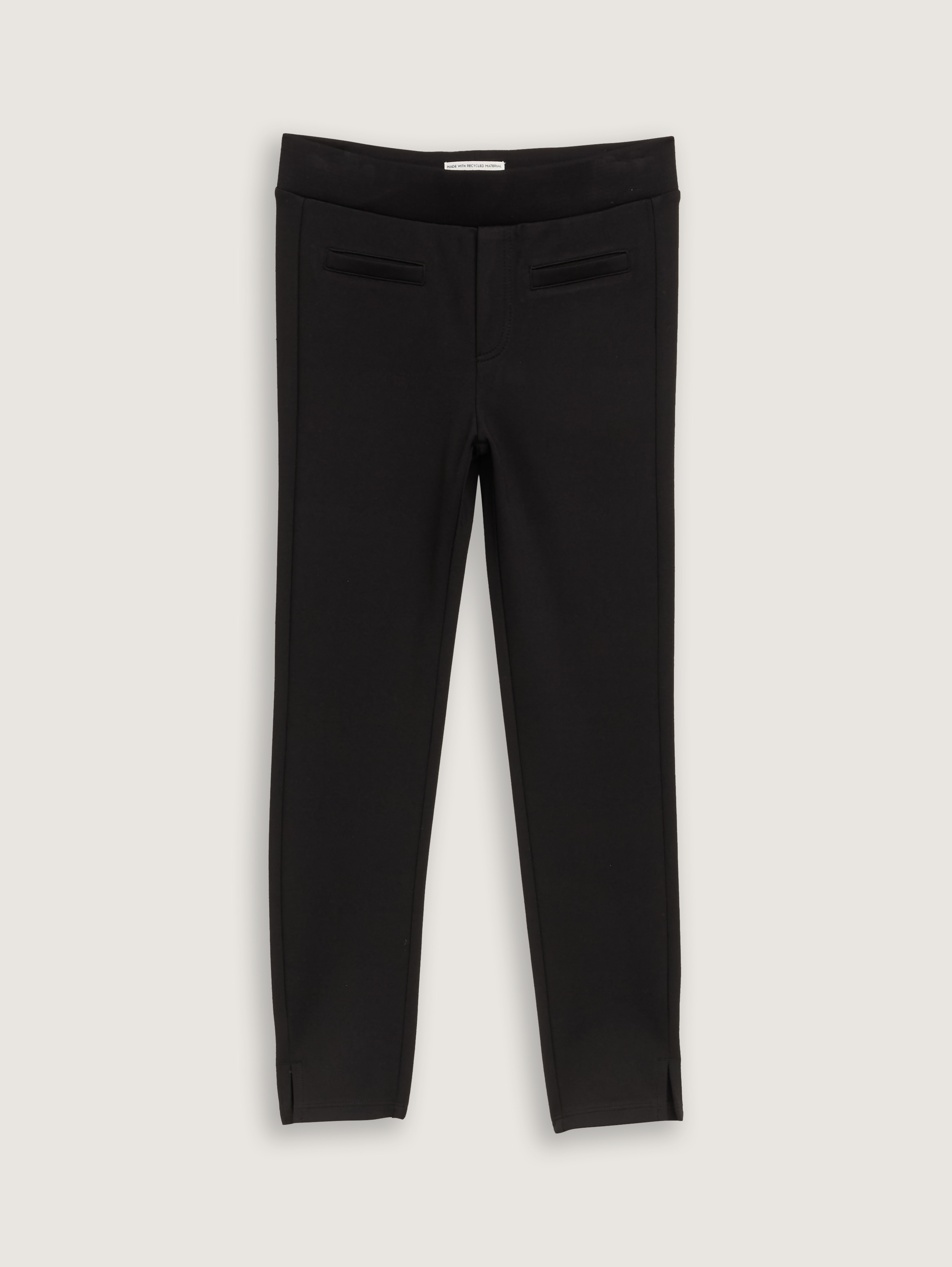 Leggings mit elastischem Bund von Mini Girls, deep black