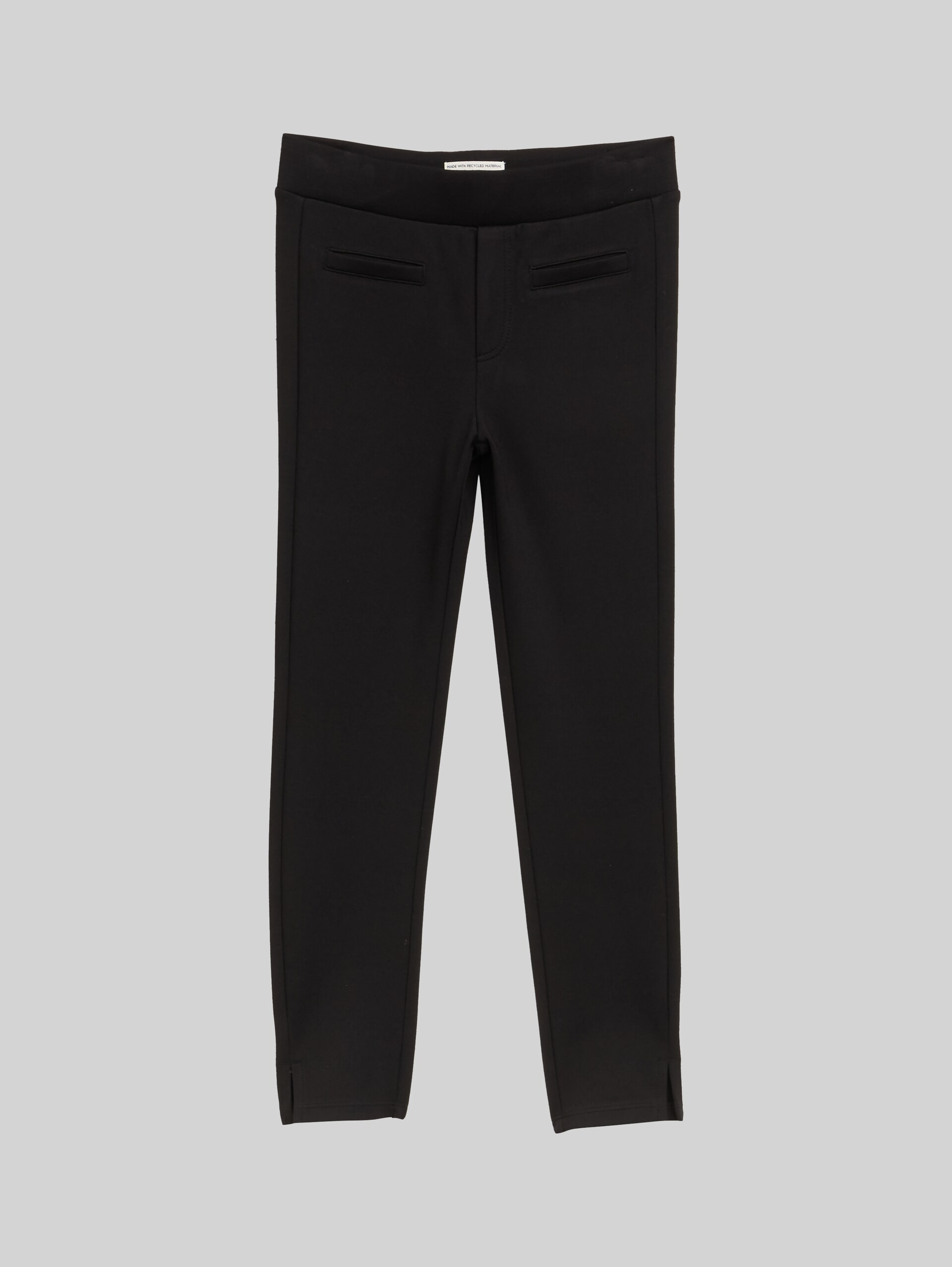 Leggings with elasticated waistband - deep black
