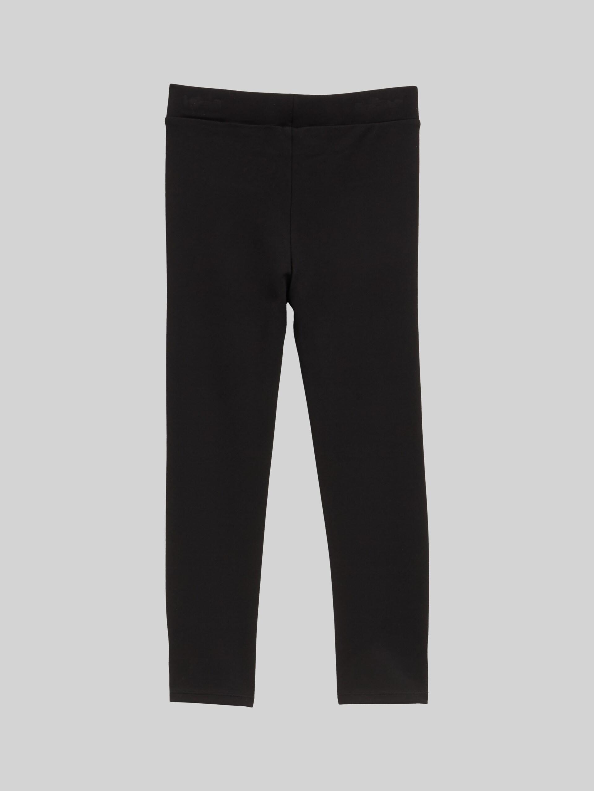 Leggings with elasticated waistband - deep black