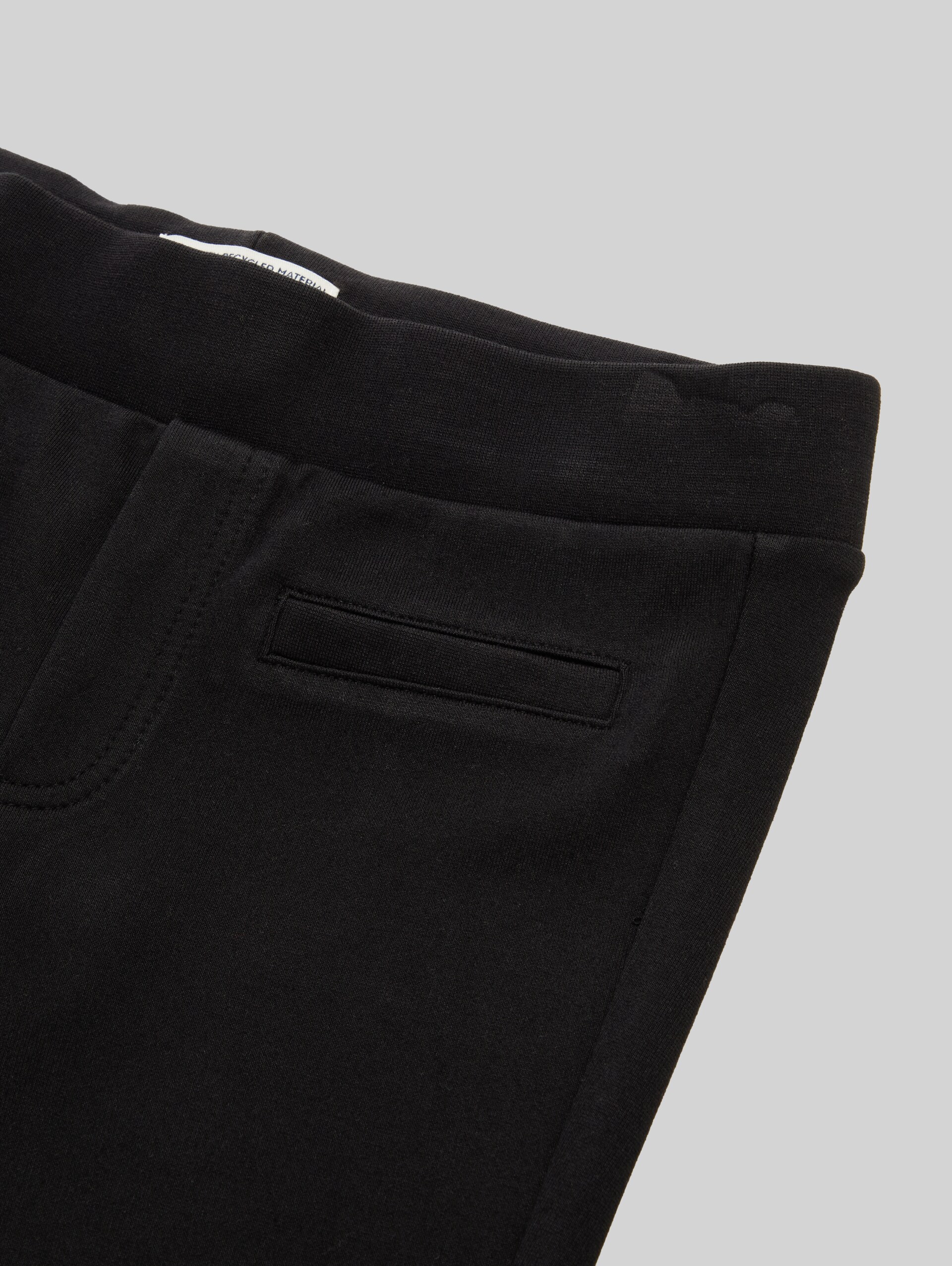 Leggings with elasticated waistband - deep black