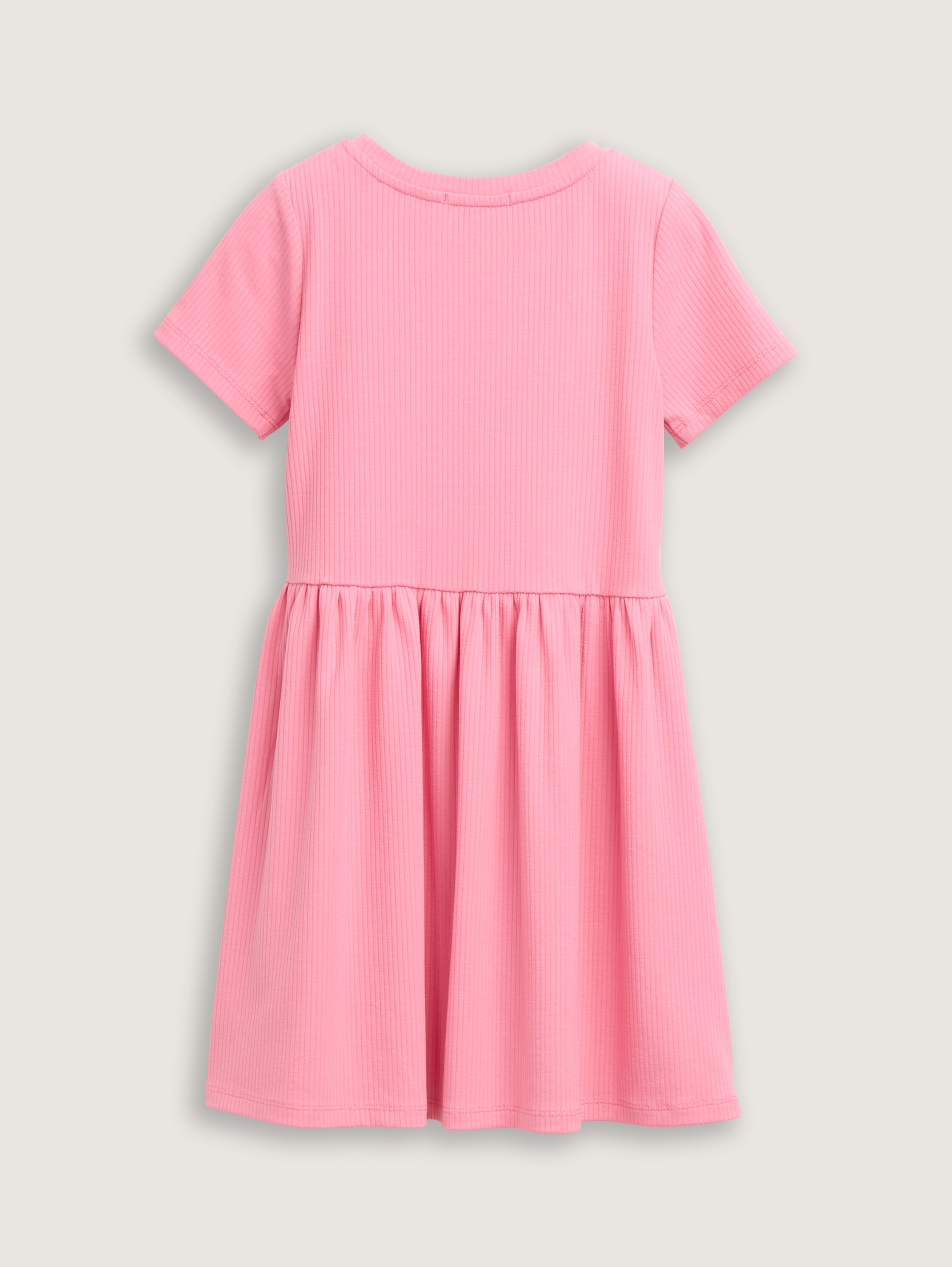 Mini-Kleid mit Rippstruktur - sunrise_pink - 