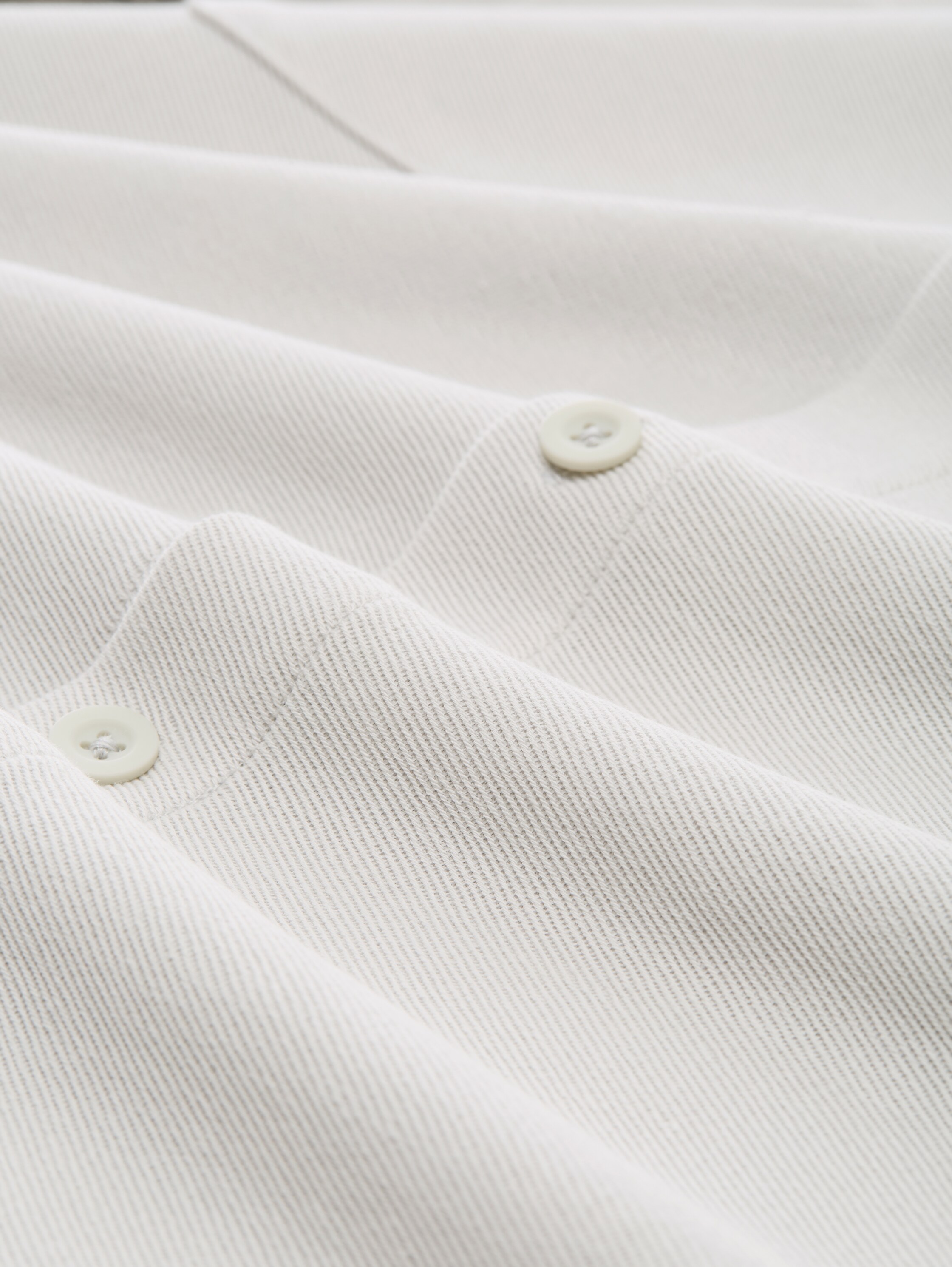 Oversize Kurzarmhemd mit Brusttaschen - chalk_grey - 