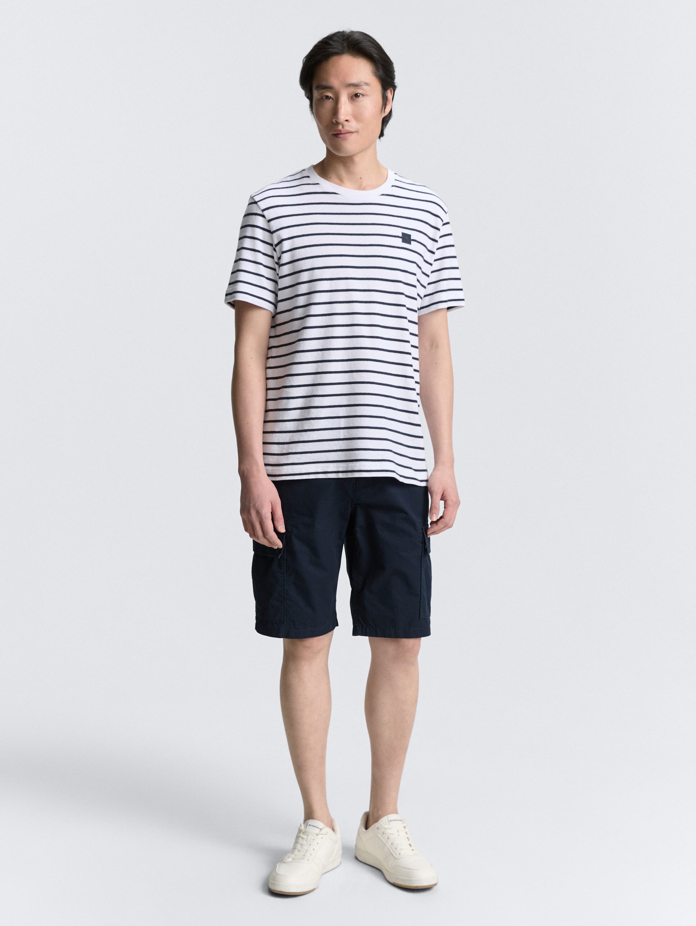 Regular cotton cargo shorts - sky_captain_blue_1 - 