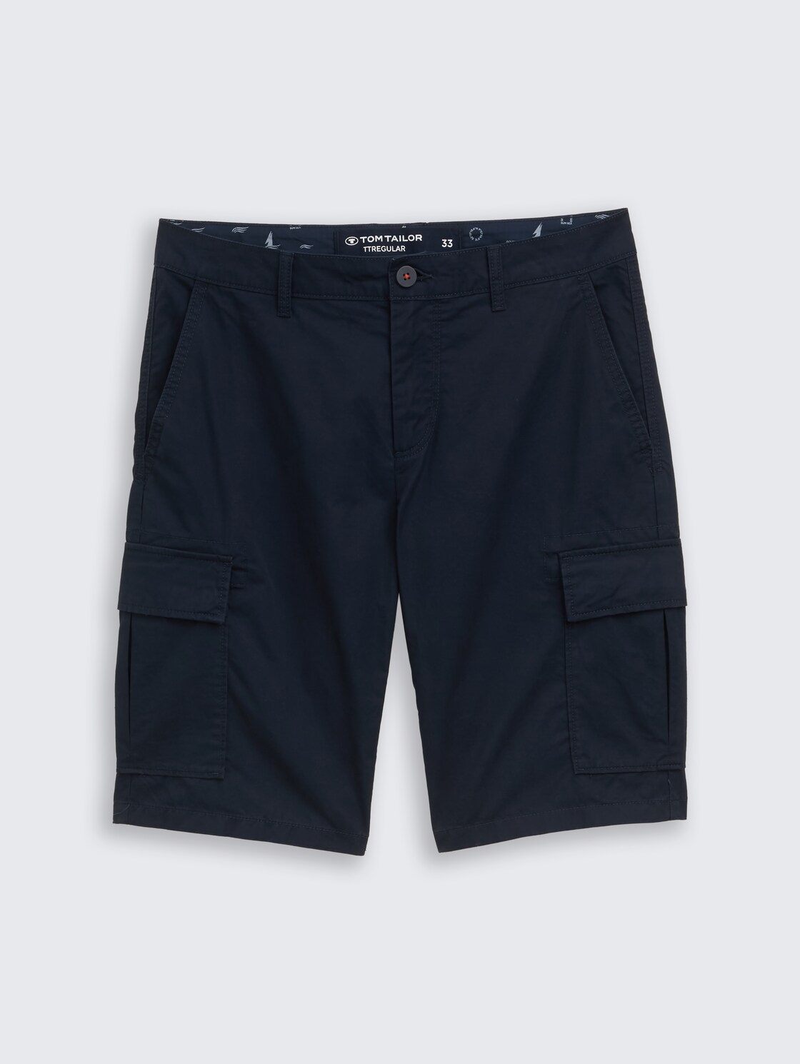 Regular Cargo Shorts aus Baumwolle - sky captain blue - Vorder-Produkt-Ansicht