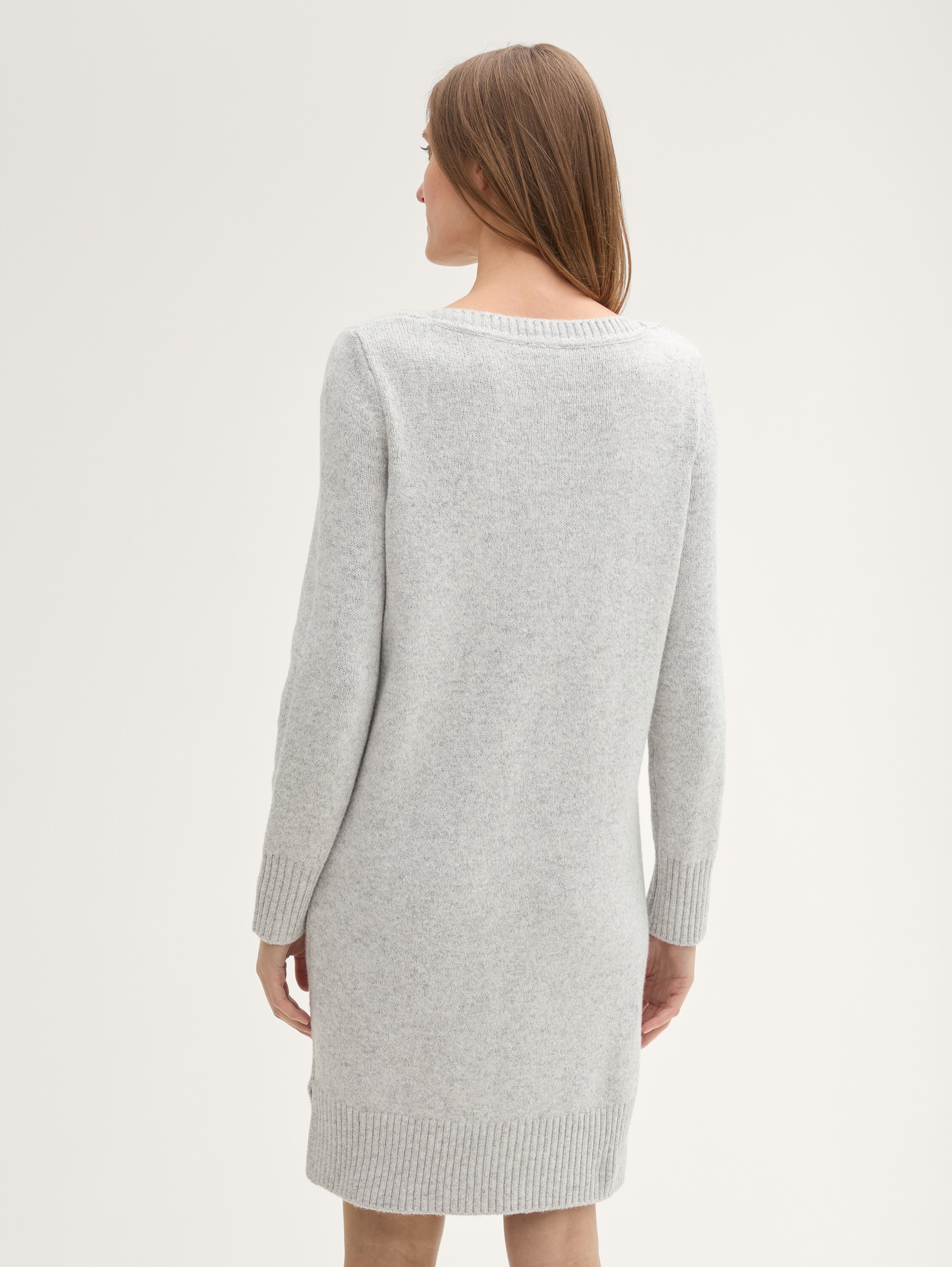 Strickkleid mit Zopfmuster - 3