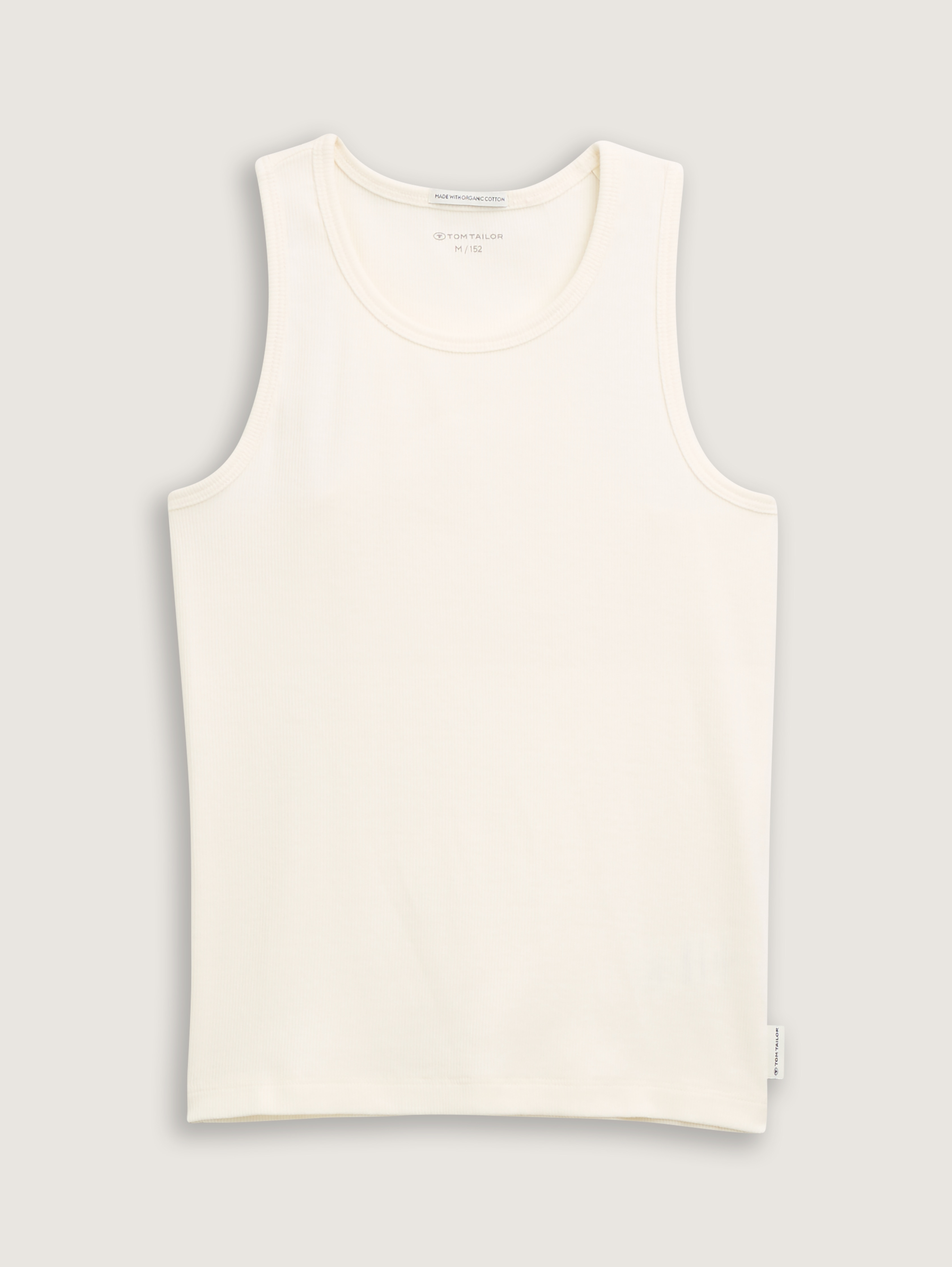 Basic Ripp Top von Teen Girls, Wool White