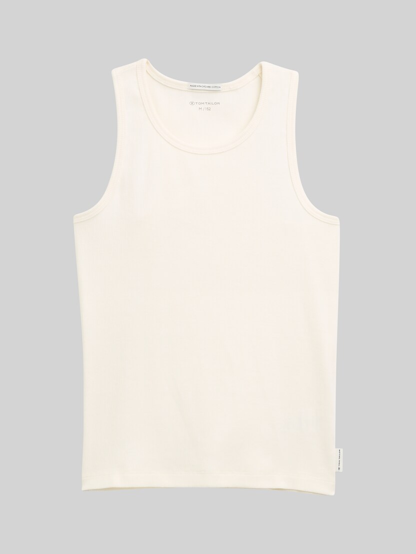 Basic Ripp Top von Teen Girls, Wool White