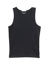 Non sélectionné, Top basique côtelé en coton biologique par , noires