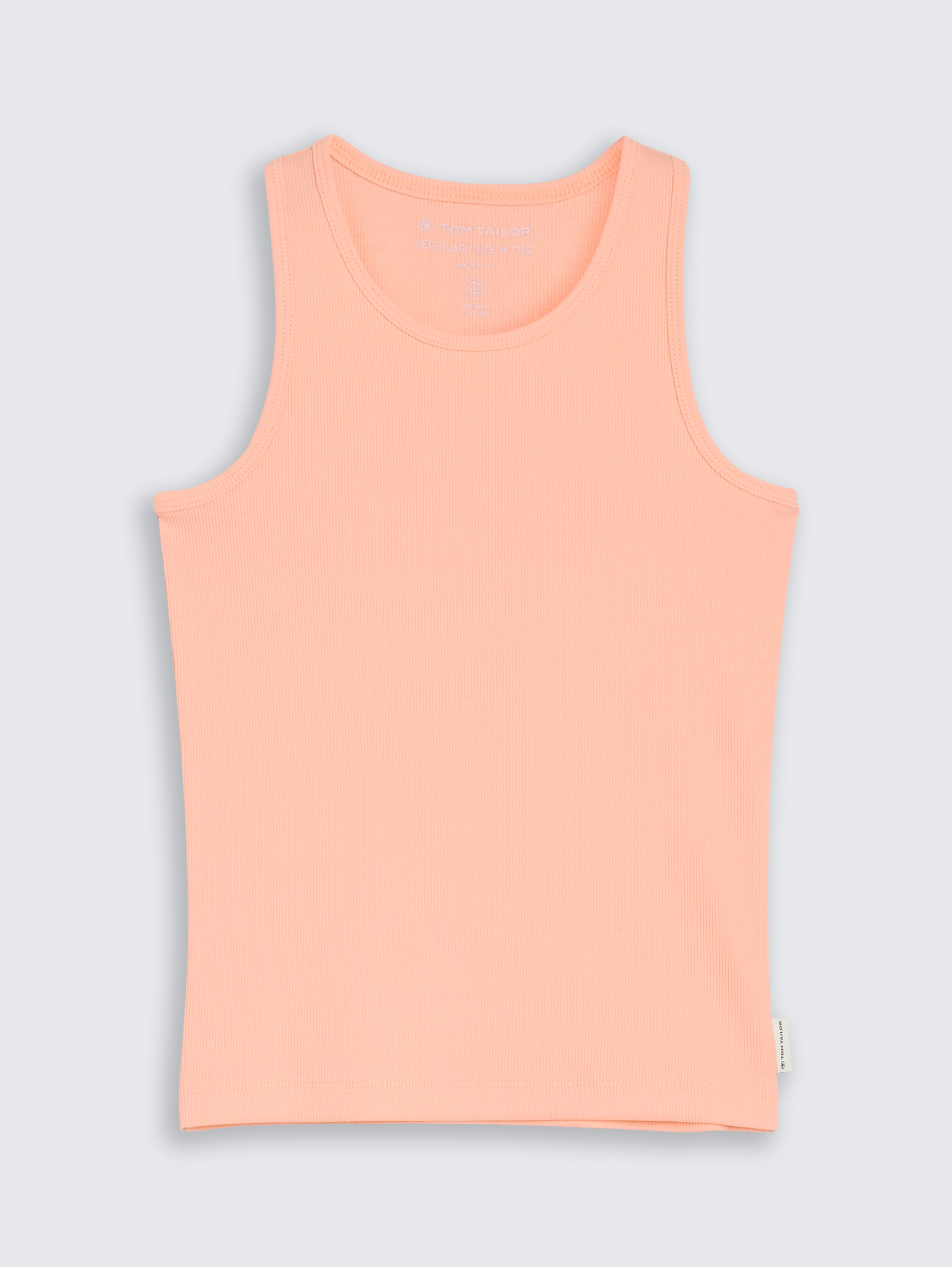 Basic Ripp Top von Teen Girls, peach bloom