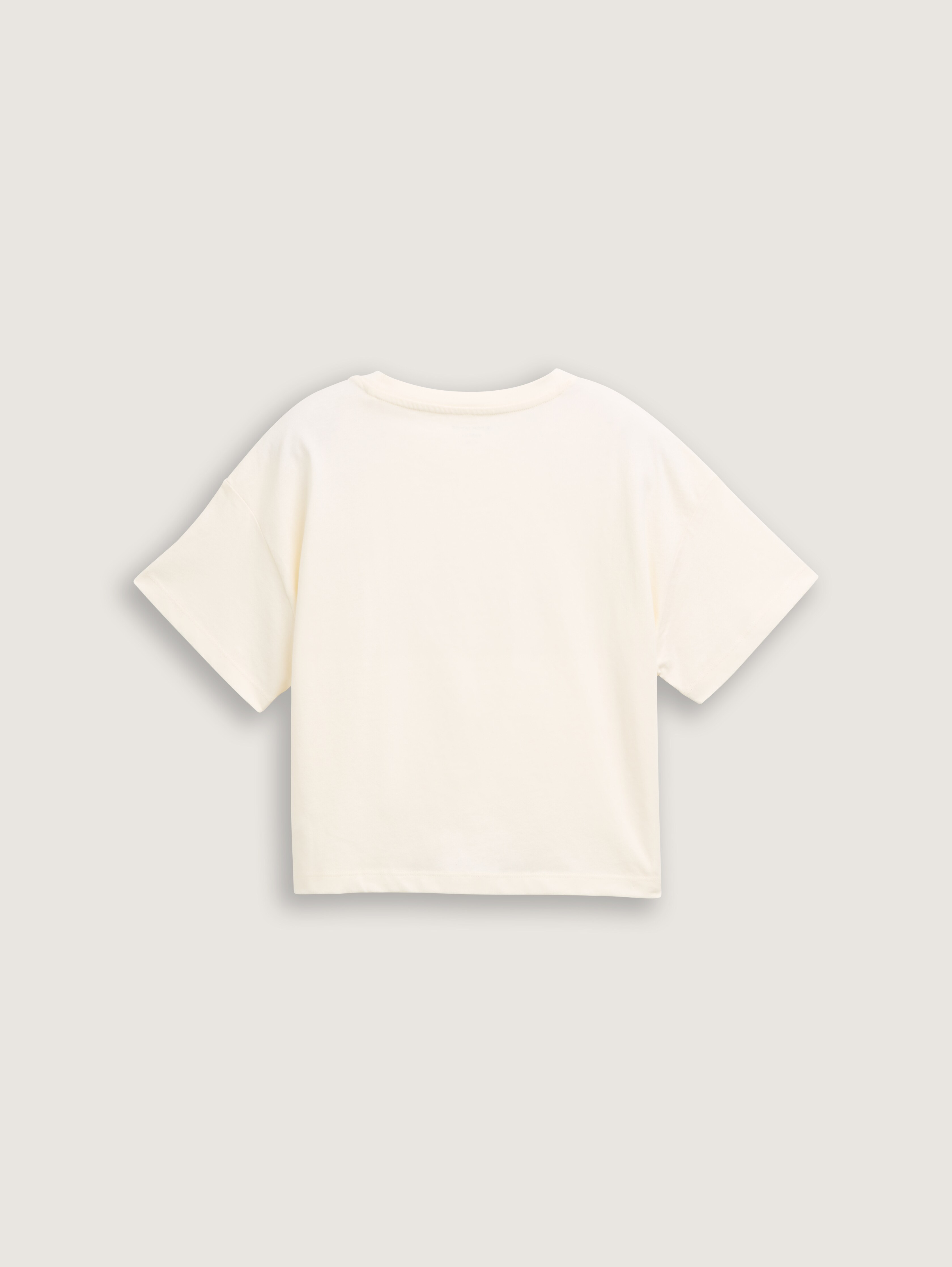 Topshop green embroidered raffia oversized tee in white | ASOS