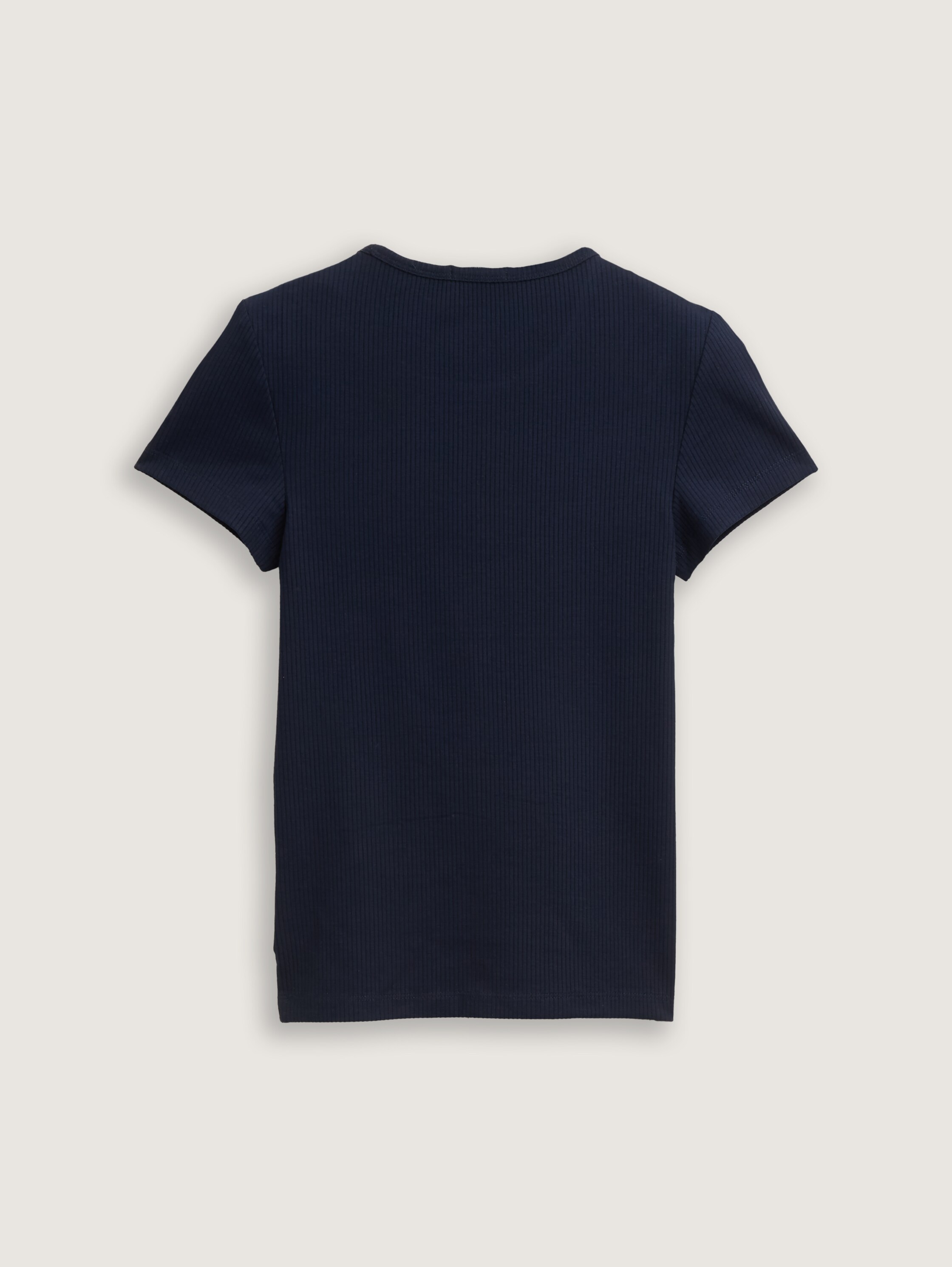 Ripp T-Shirt mit Cut-Outs - sky_captain_blue_1 - 