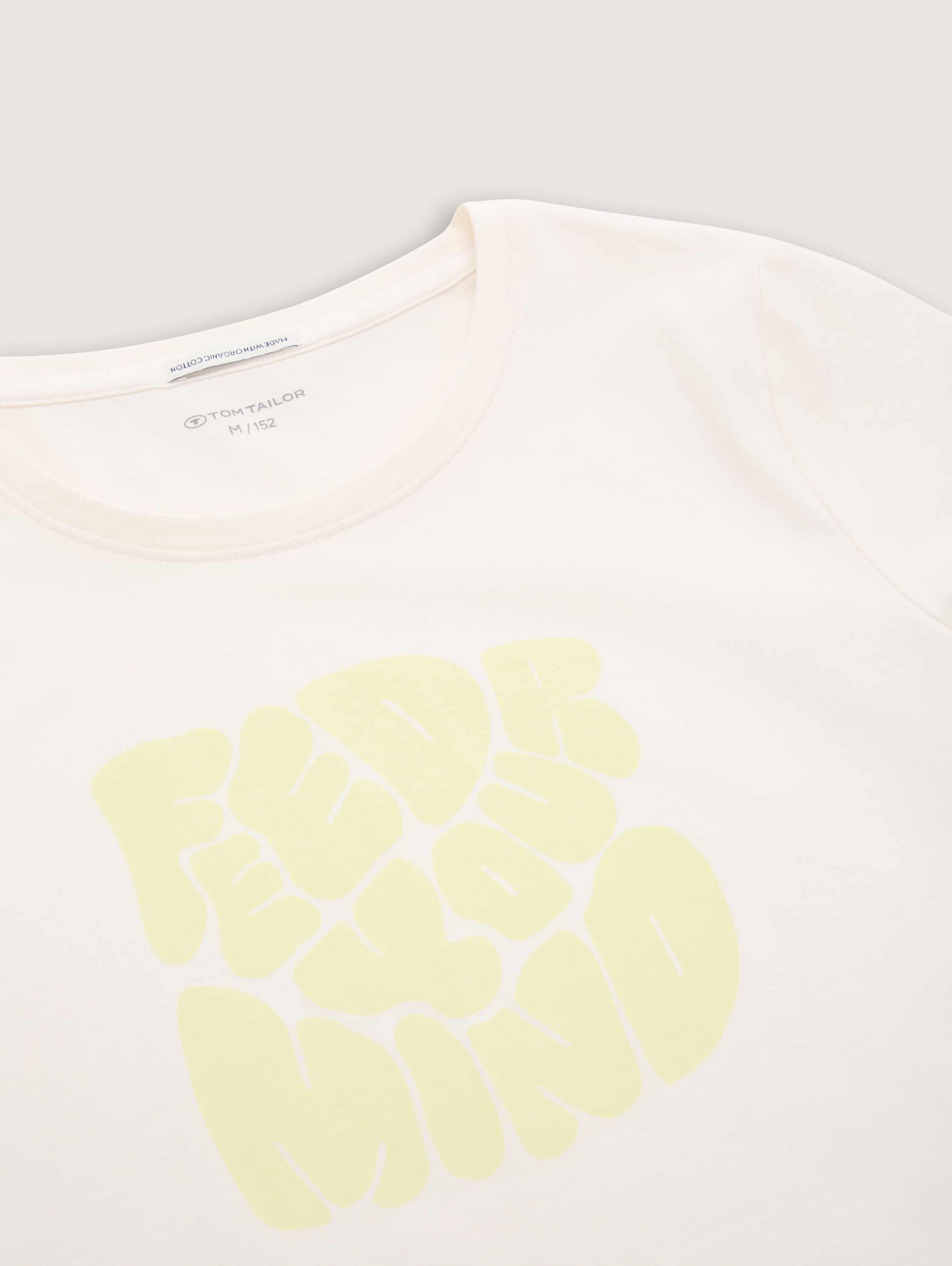 T-Shirt mit Print - wool_white - 