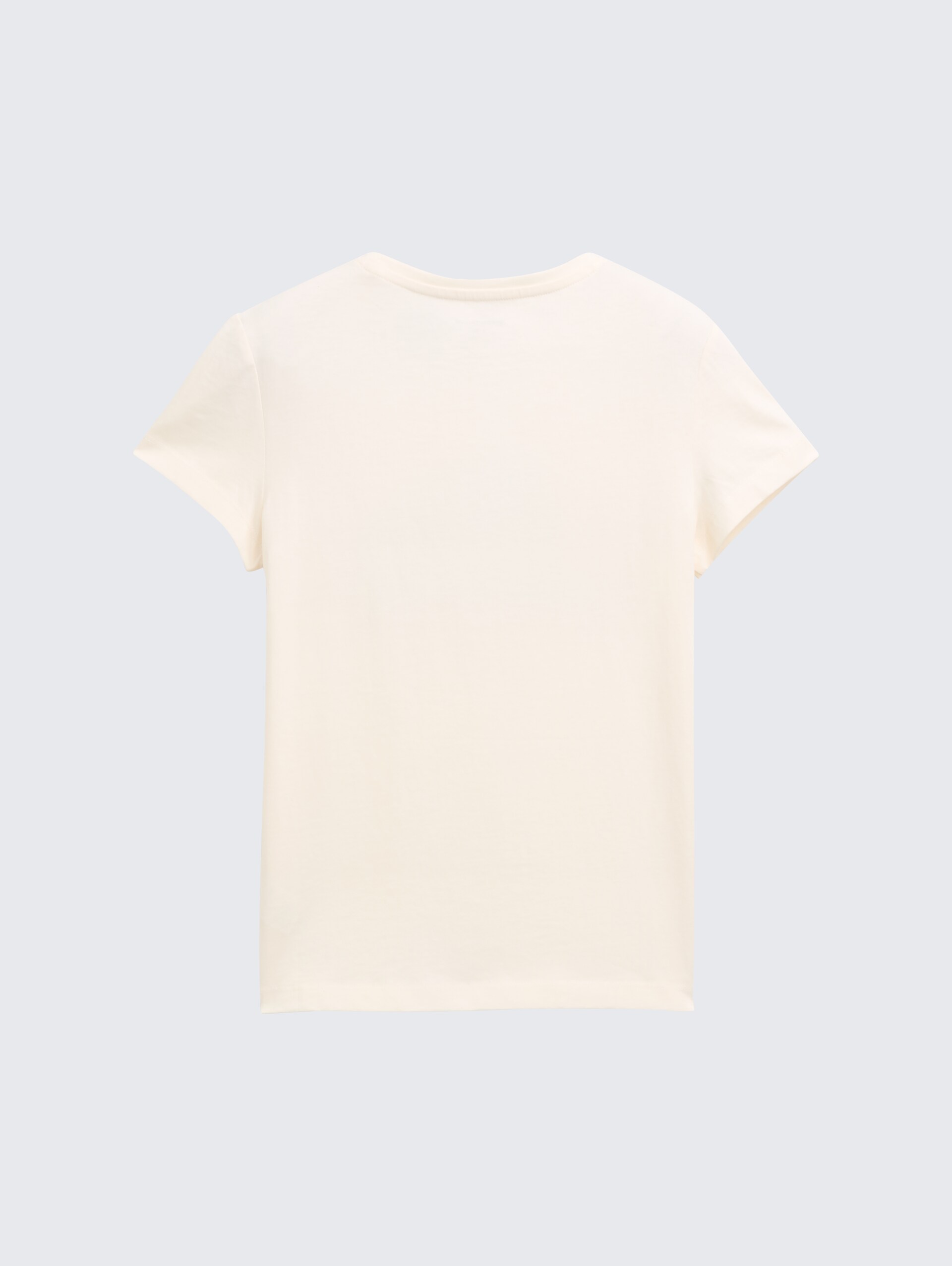 T-Shirt mit Print - Wool White