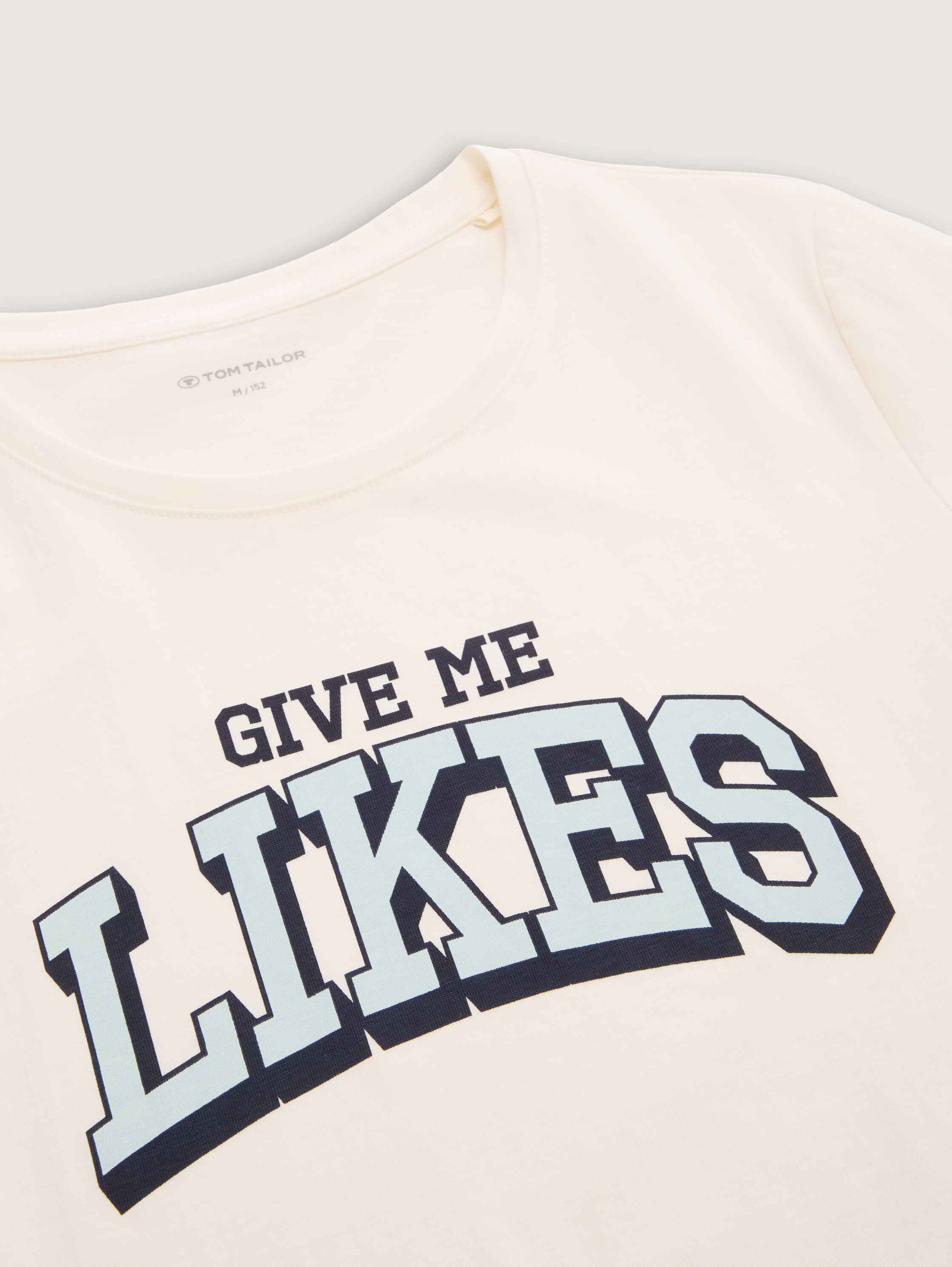 T-Shirt mit Print - wool_white - 