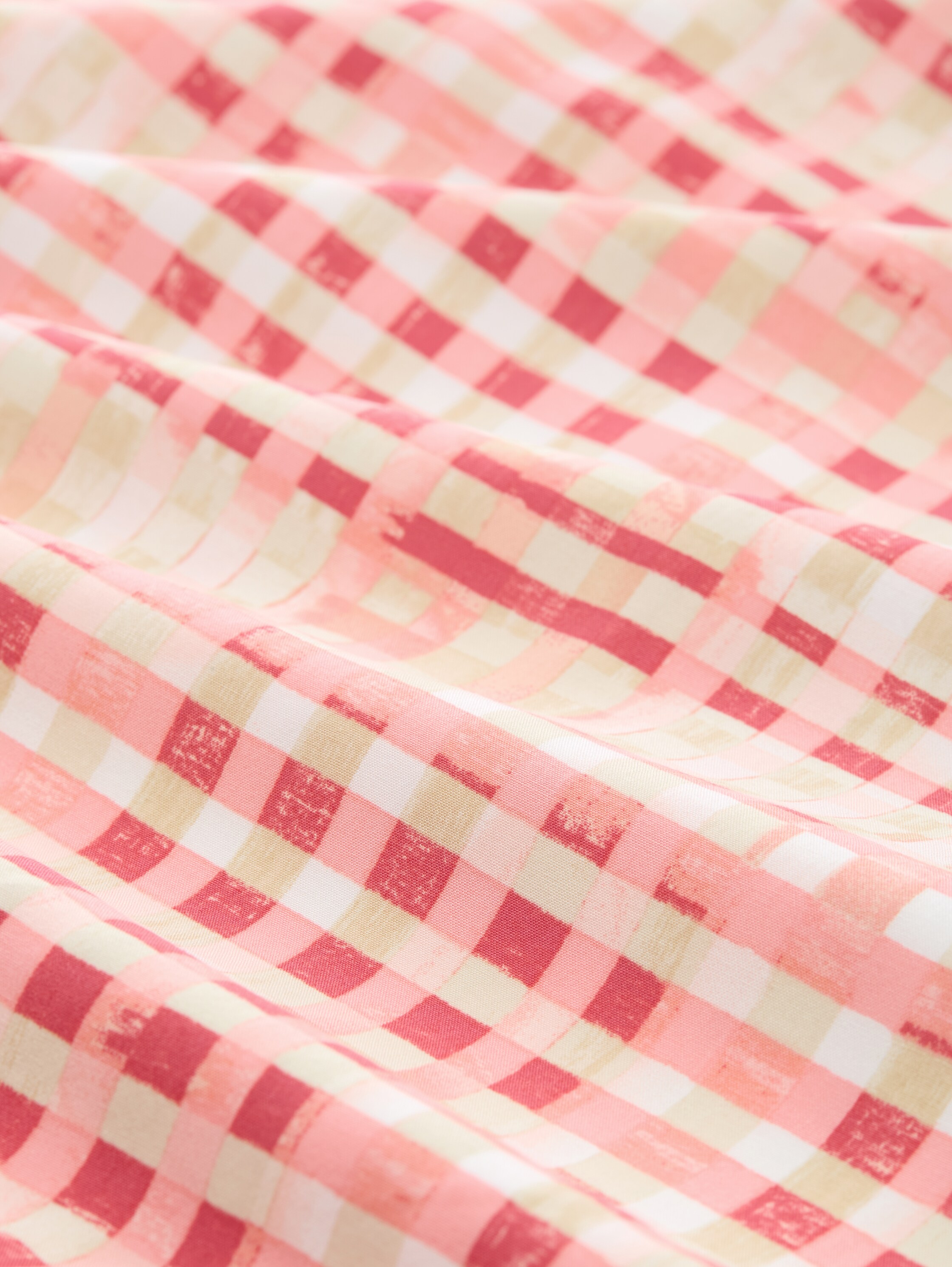 Bluse mit Muster - berry_red_check_design - 