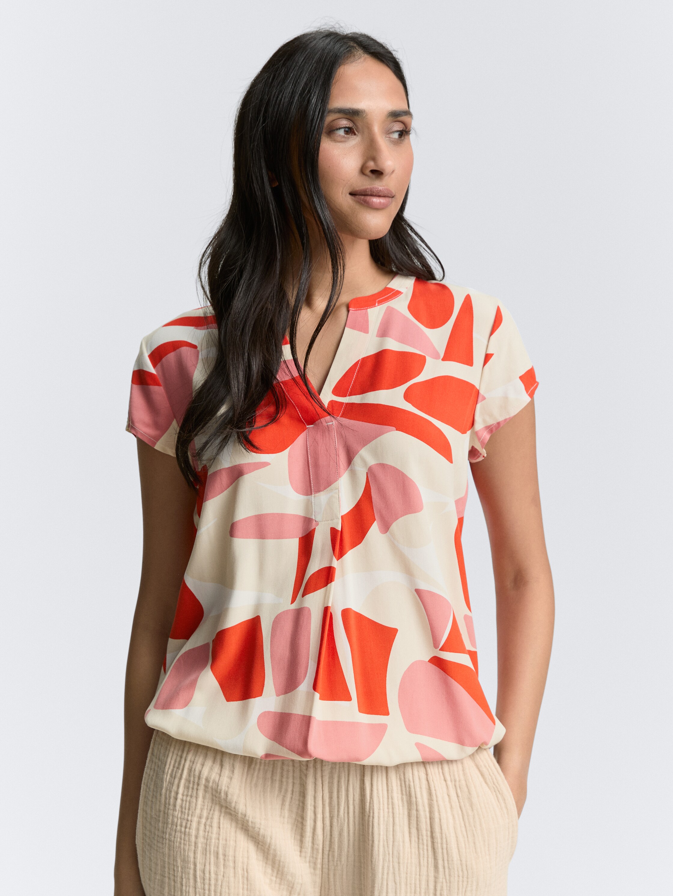 Bluse mit Muster - 1