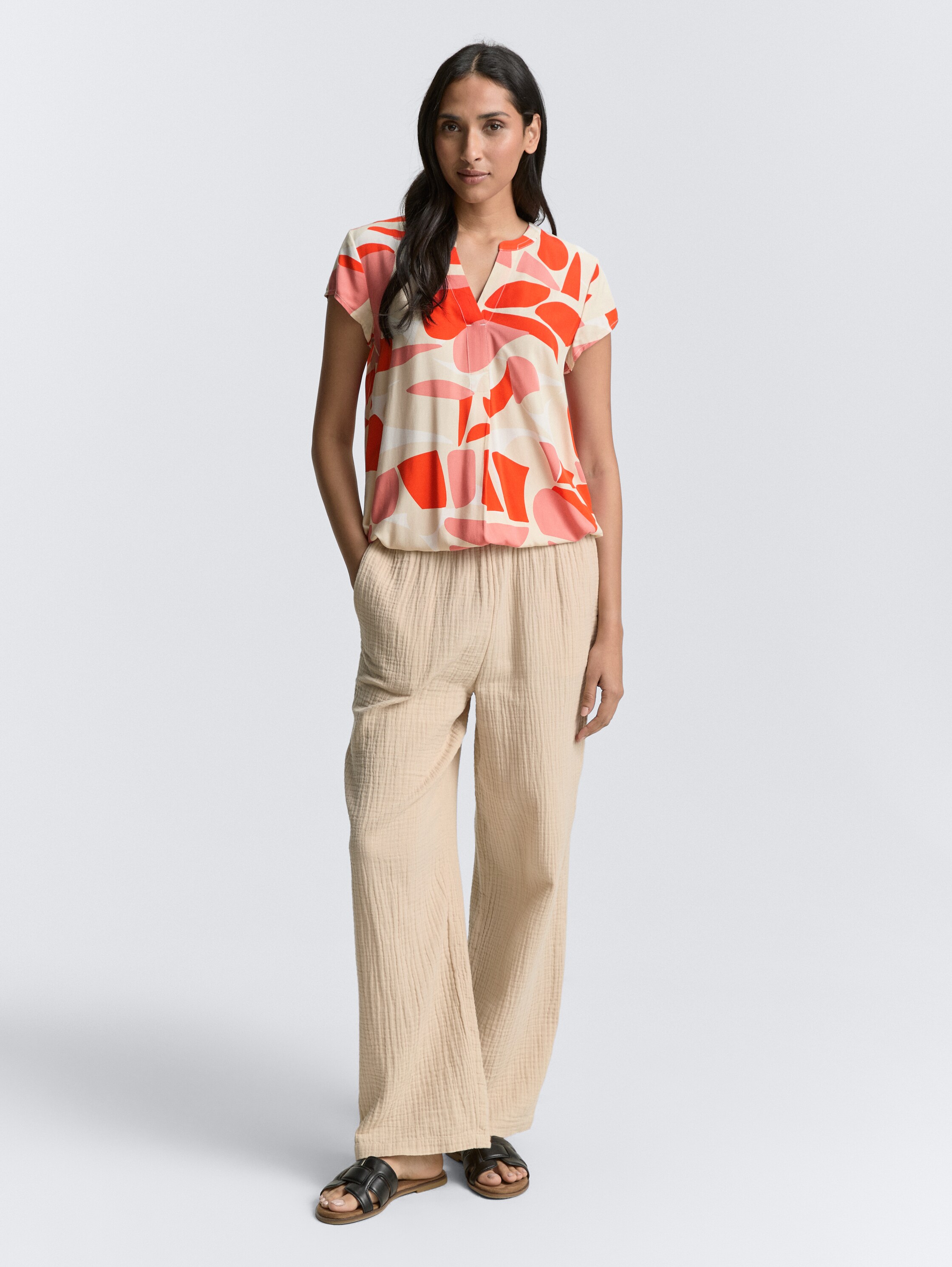 Bluse mit Muster - 0