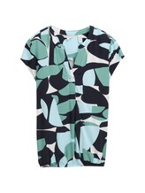 Not Selected, Blouse with pattern by , green