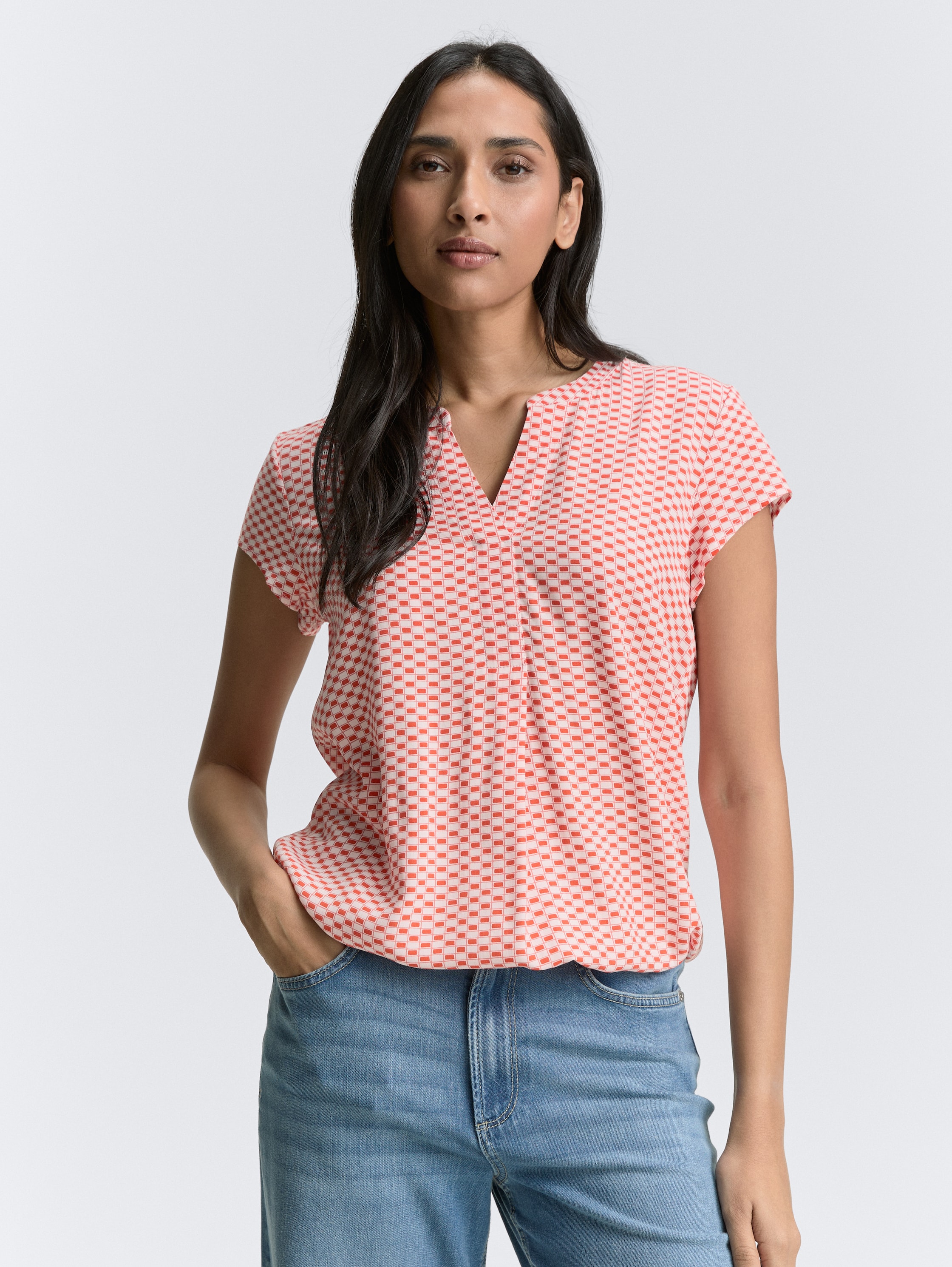 Bluse mit Muster - 1