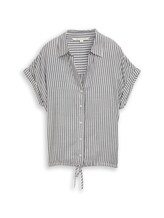 Sélectionné, Blouse loose fit à rayures par Tom Tailor, bleu