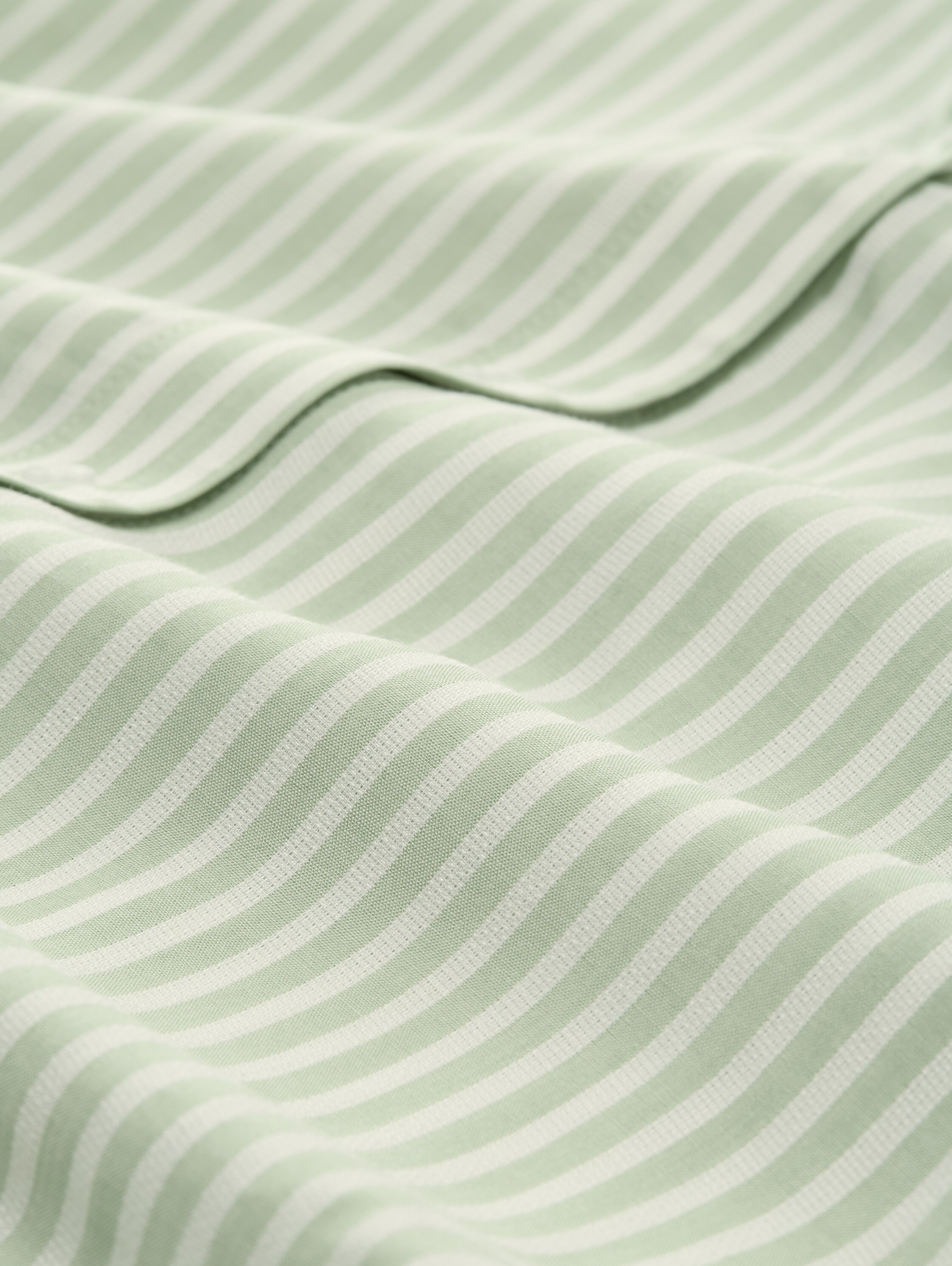 Loose Fit Bluse mit Streifenmuster - true_green_white_thin_stripe - 