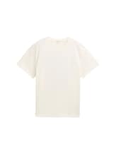 Sélectionné, T-shirt avec imprimé par Tom Tailor, blanc