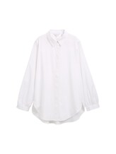 Ausgewählt, Loose Fit Hemdbluse von Tom Tailor, weiß