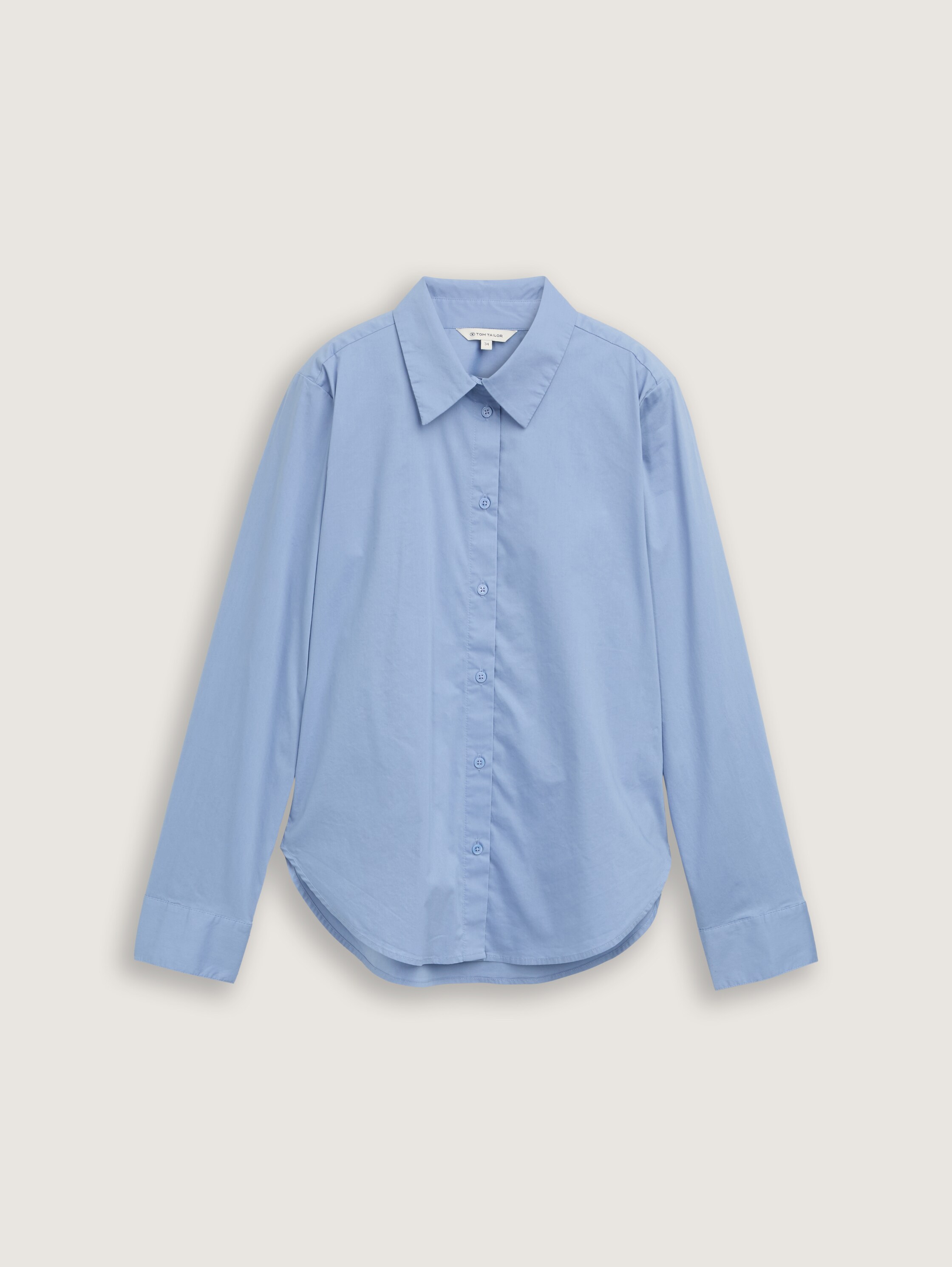 Popeline Hemdbluse - flawless_blue - 