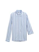 Nicht ausgewählt, Hemdbluse mit Streifenmuster von , blau