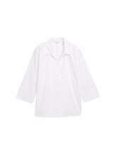 Ausgewählt, Loose Fit Bluse mit Kragen von Tom Tailor, weiß