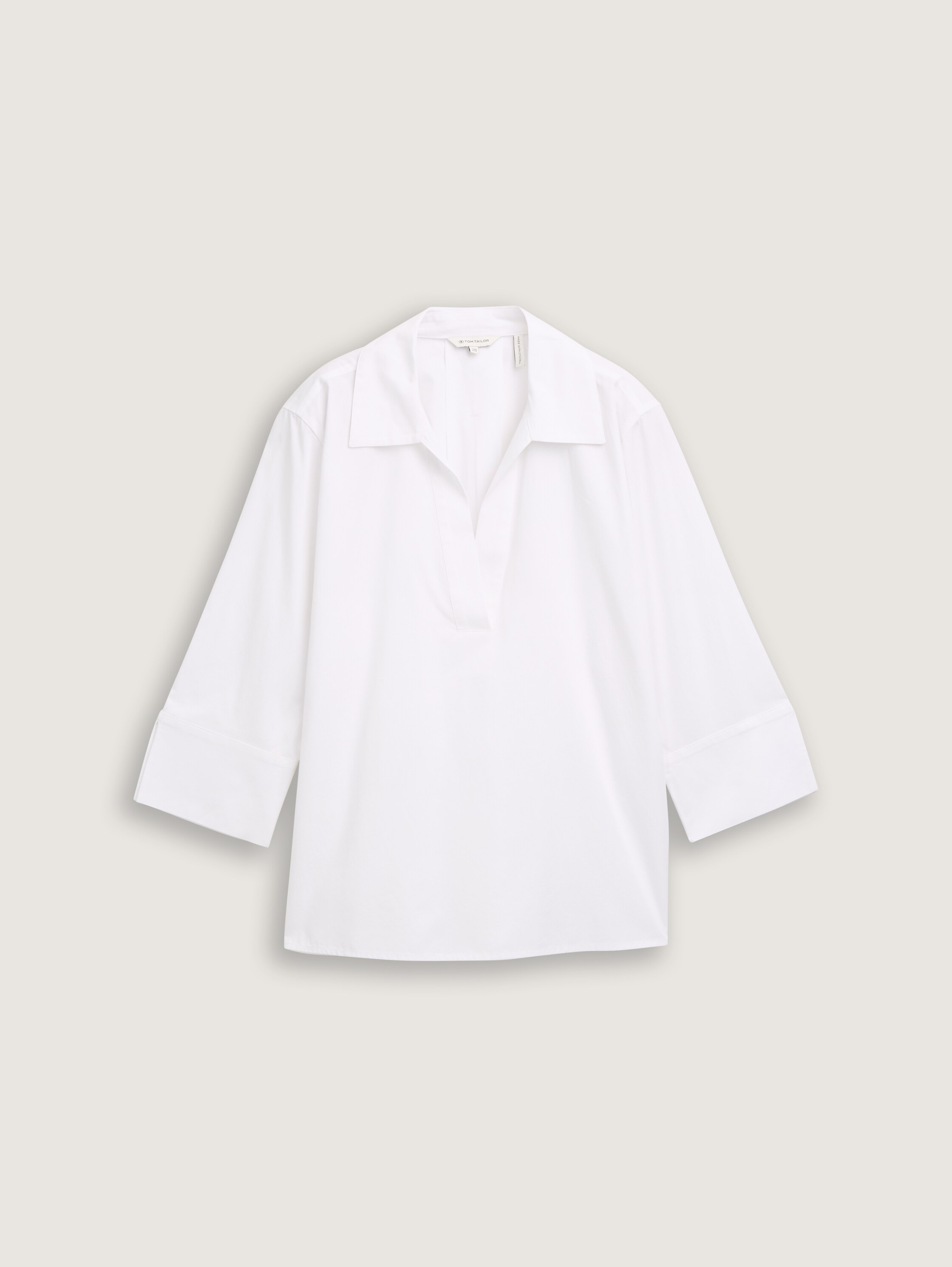 Loose Fit Bluse mit Kragen - 4