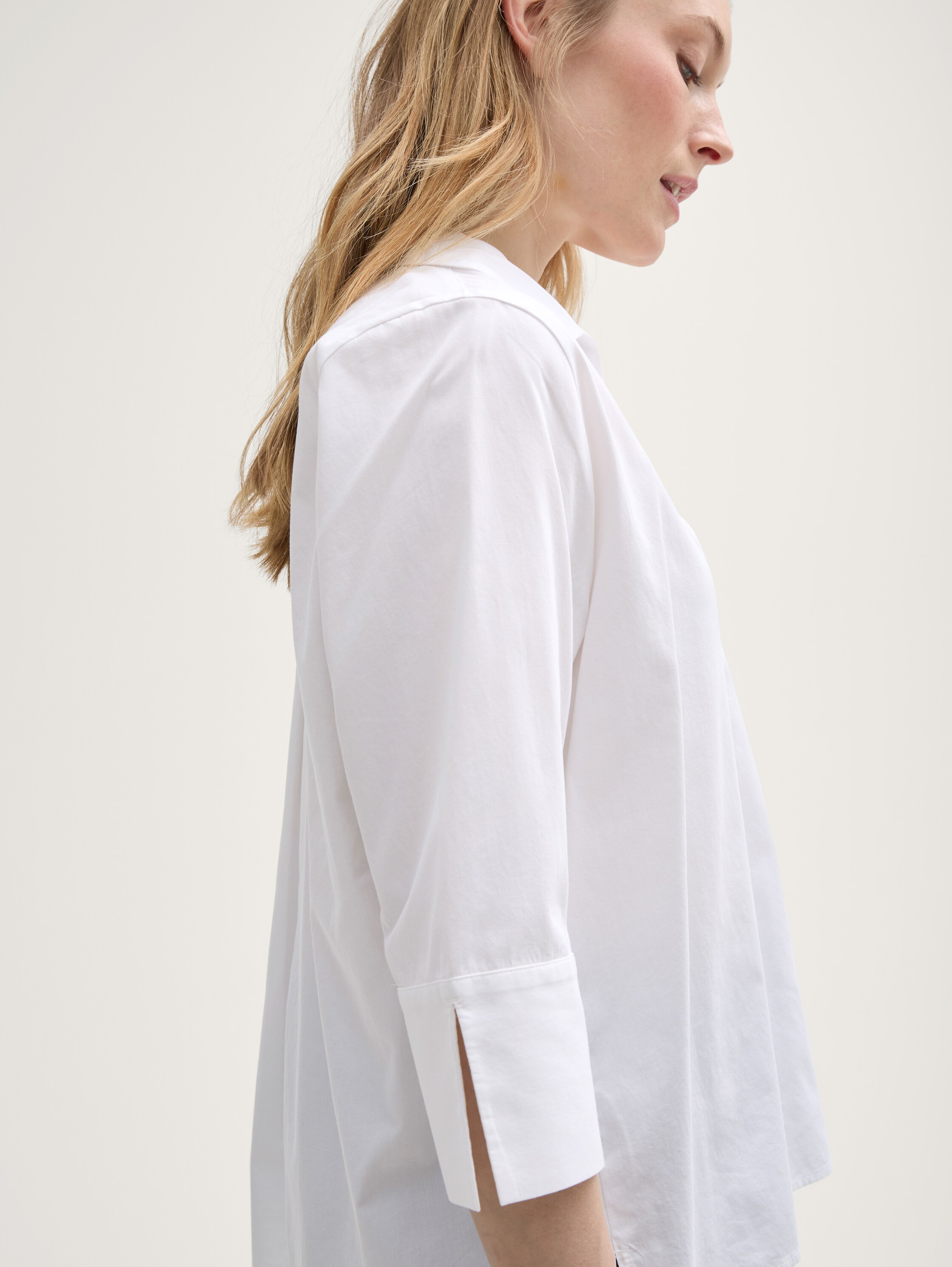 Loose Fit Bluse mit Kragen - 5
