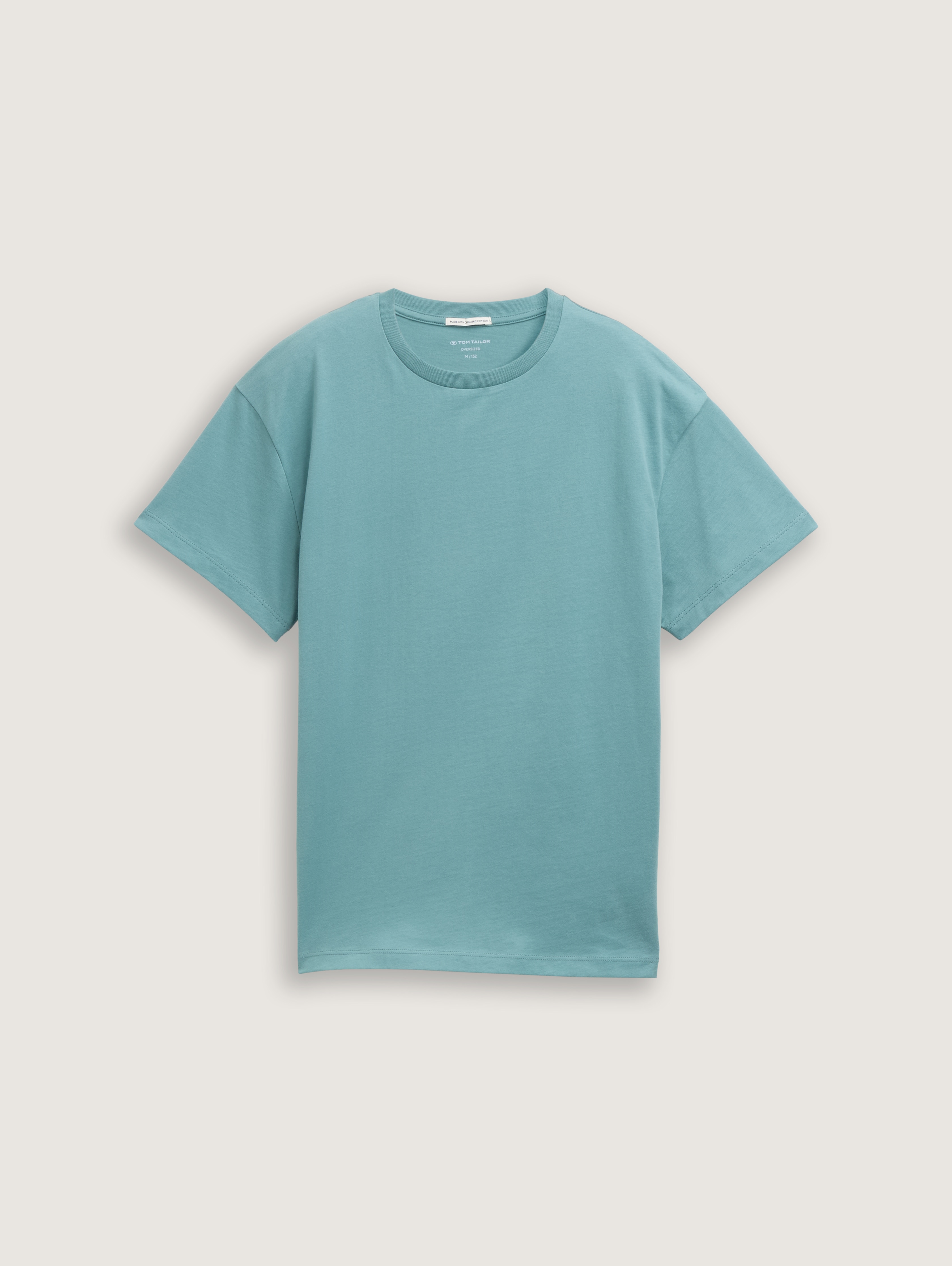 Oversize T-Shirt mit Rückenprint von Teen Boys, Smoked Green