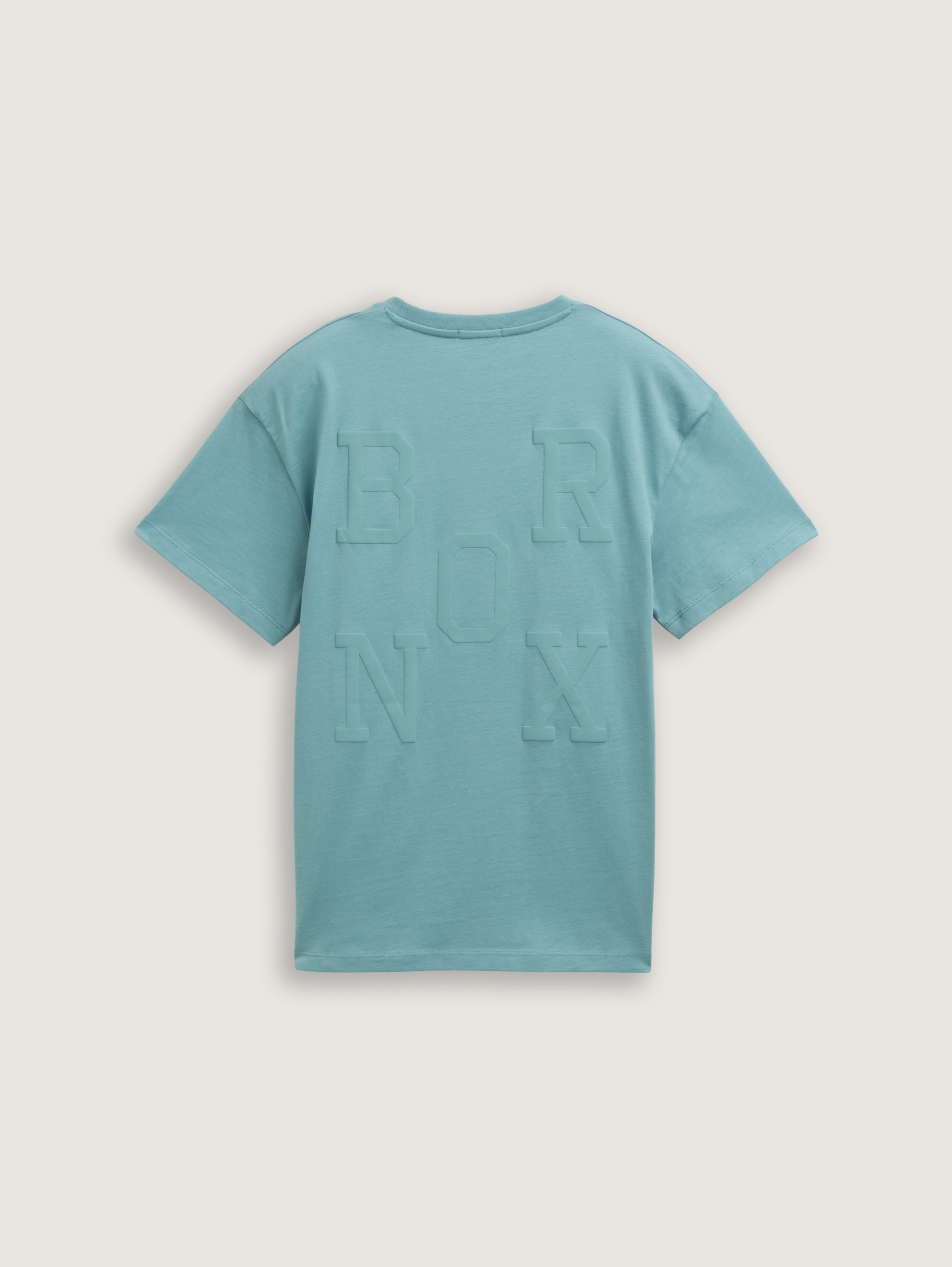 Oversize T-Shirt mit Rückenprint - Smoked Green