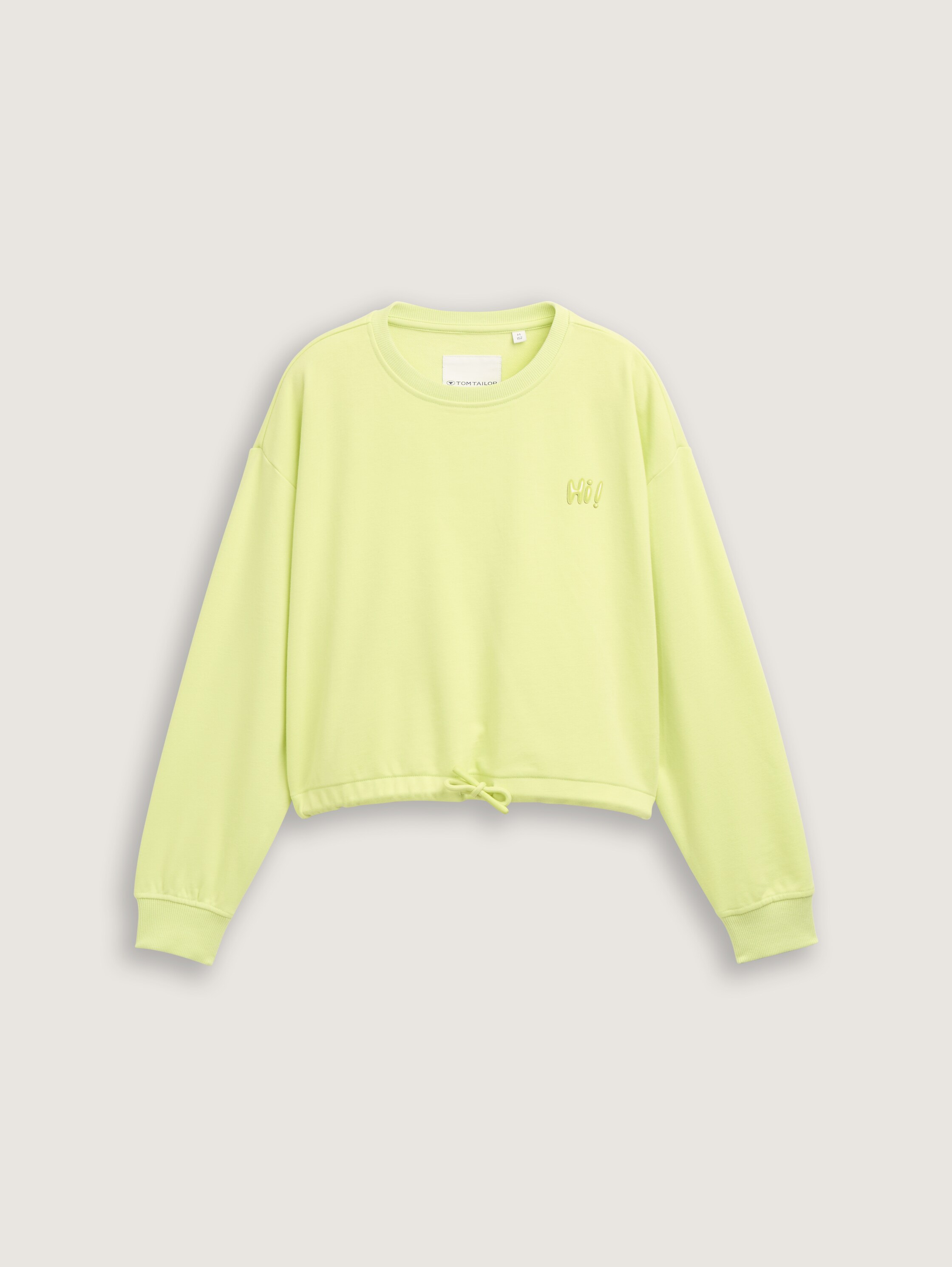 Sweat-shirt court imprimé - fresh_sweet_lime - 