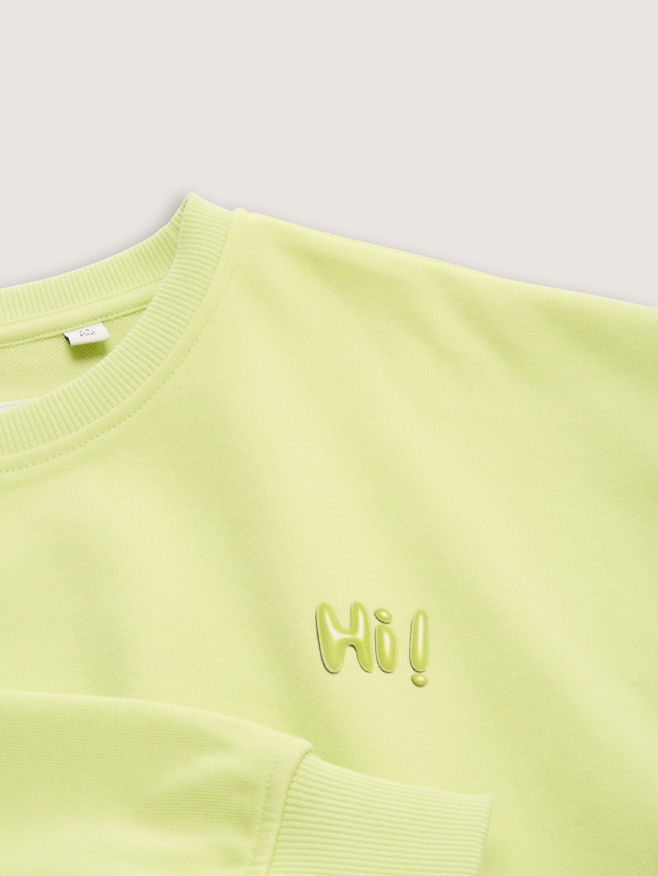 Sweat-shirt court imprimé - fresh_sweet_lime - 