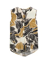 Ausgewählt, Blusentop mit Muster von Tom Tailor, beige