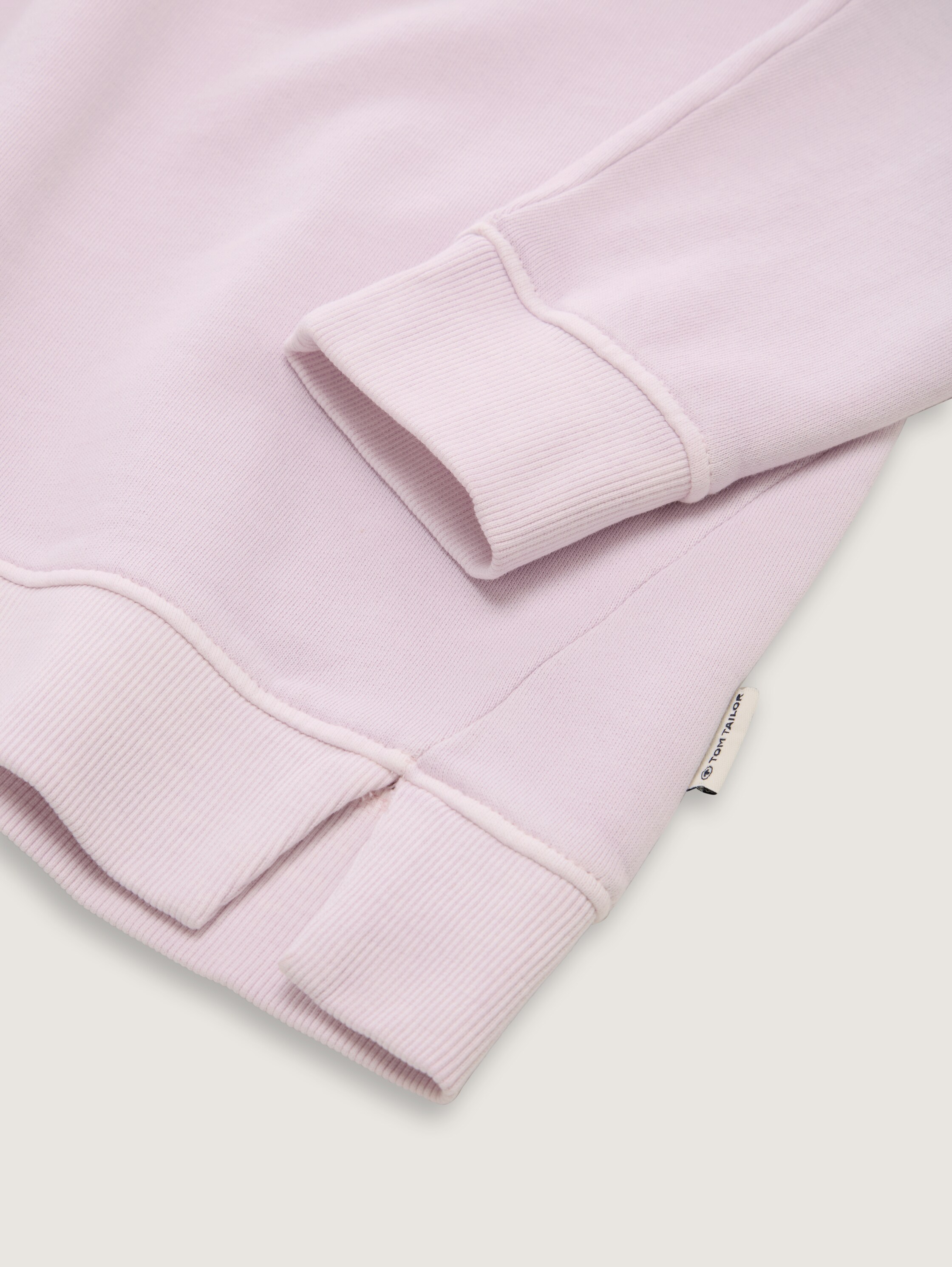 Sweat à capuche oversized avec imprimé dans le dos - pale_spring_lilac - 