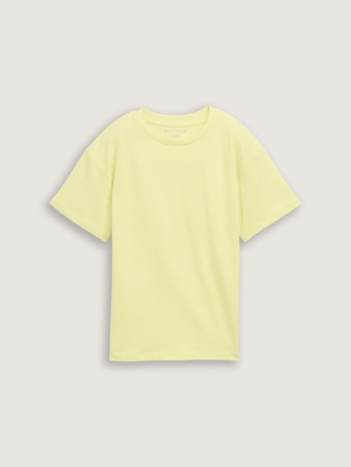 Oversize T-Shirt - lemon grass yellow - Vorder-Produkt-Ansicht
