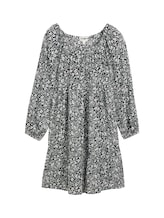 Ausgewählt, Mini-Kleid mit Blumenmuster von Tom Tailor, weiß