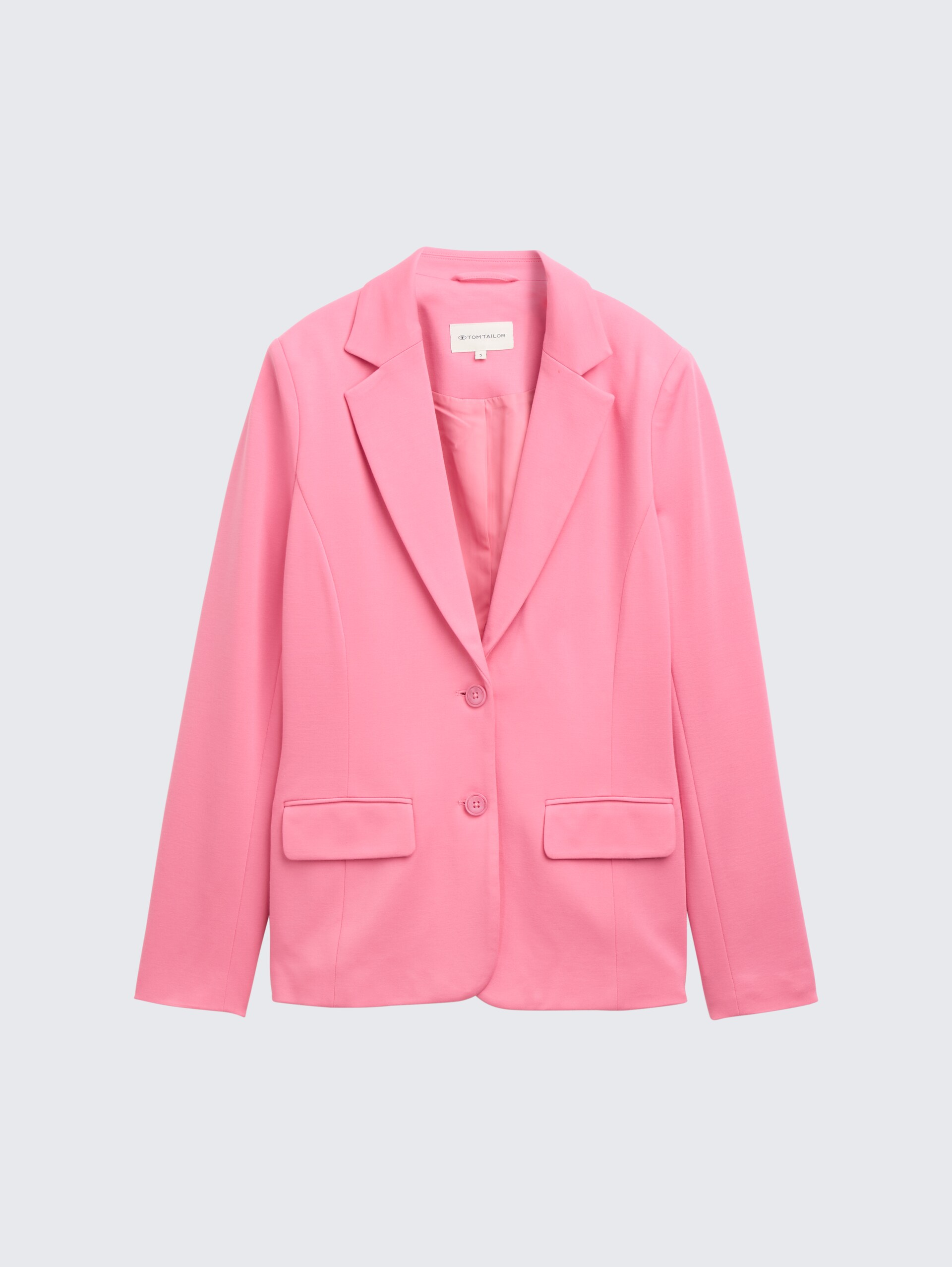 Slim Fit Jersey Blazer - Bright Rose